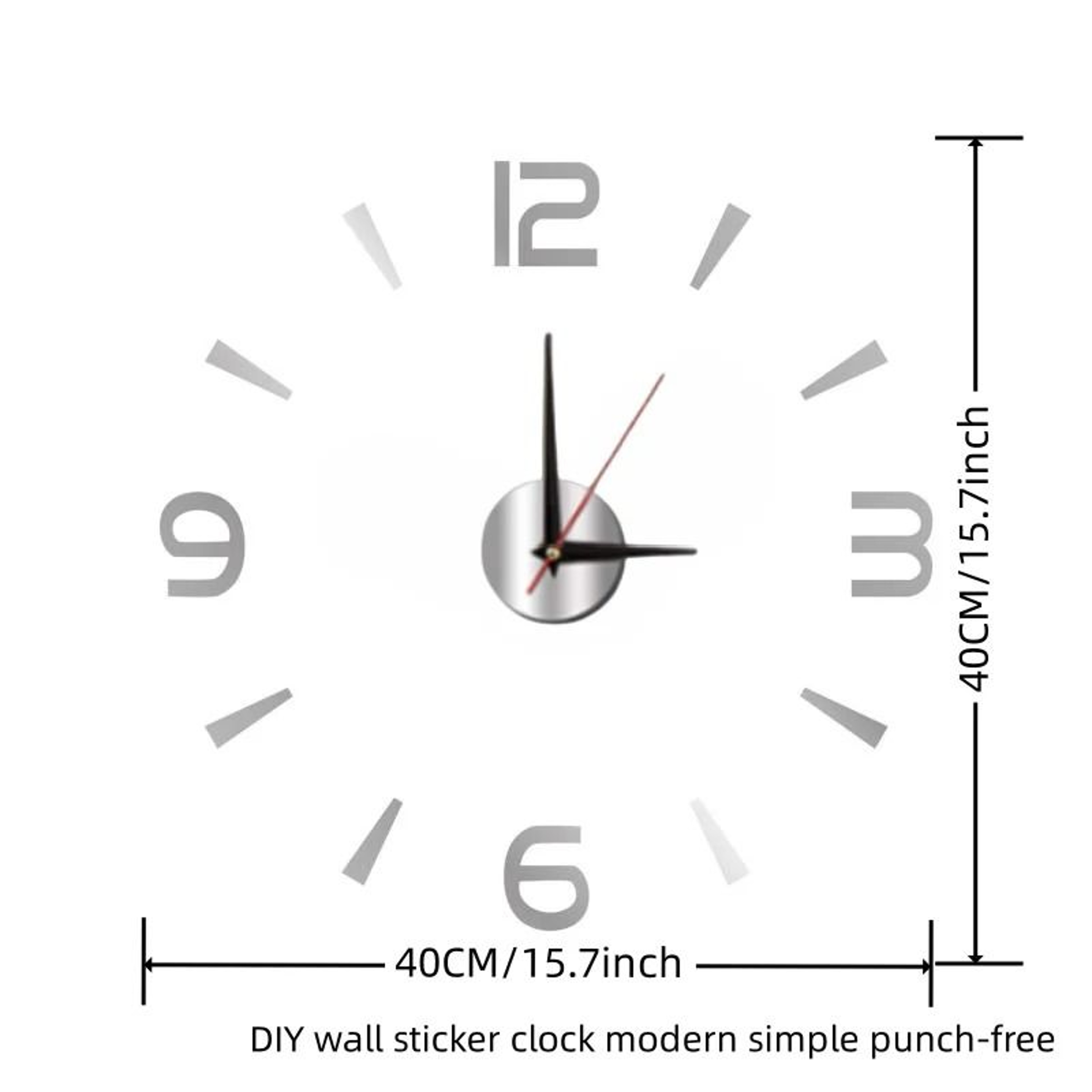 3D Luminous Minimalist DIY Wall Clock 5