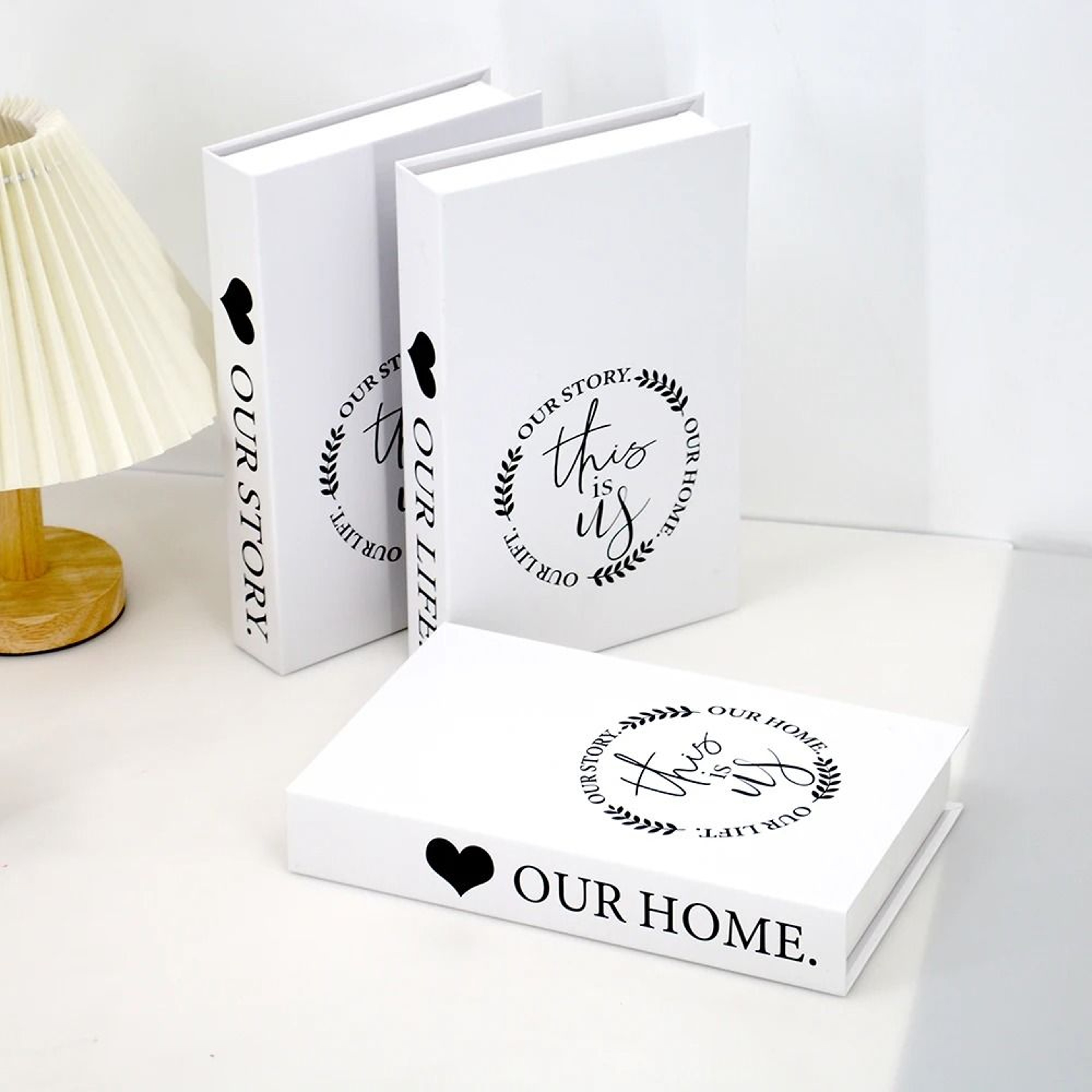Modern Minimalist Decorative Simulation Book Set 2