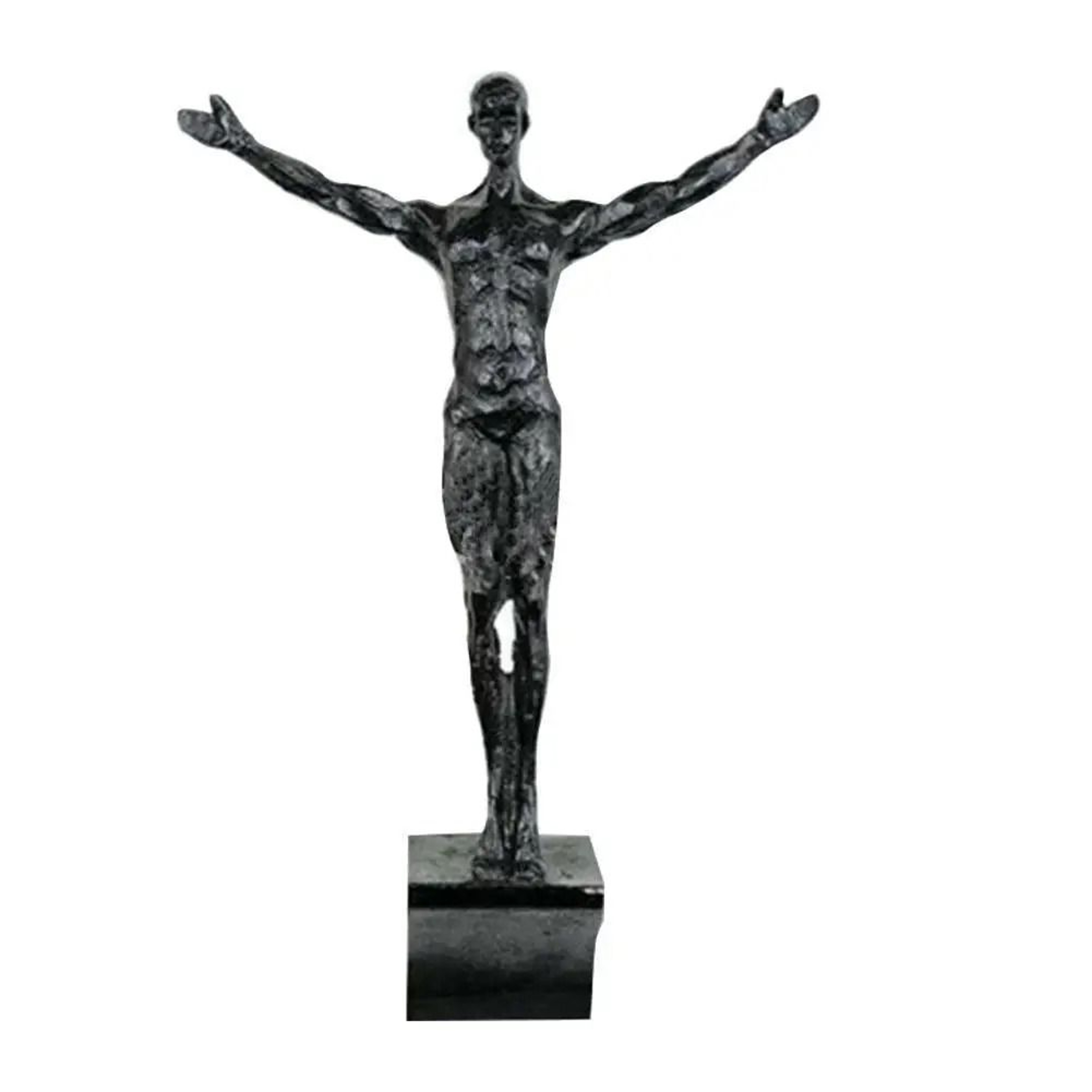 Modern Simplicity Climbing Man Athlete Sculpture 1