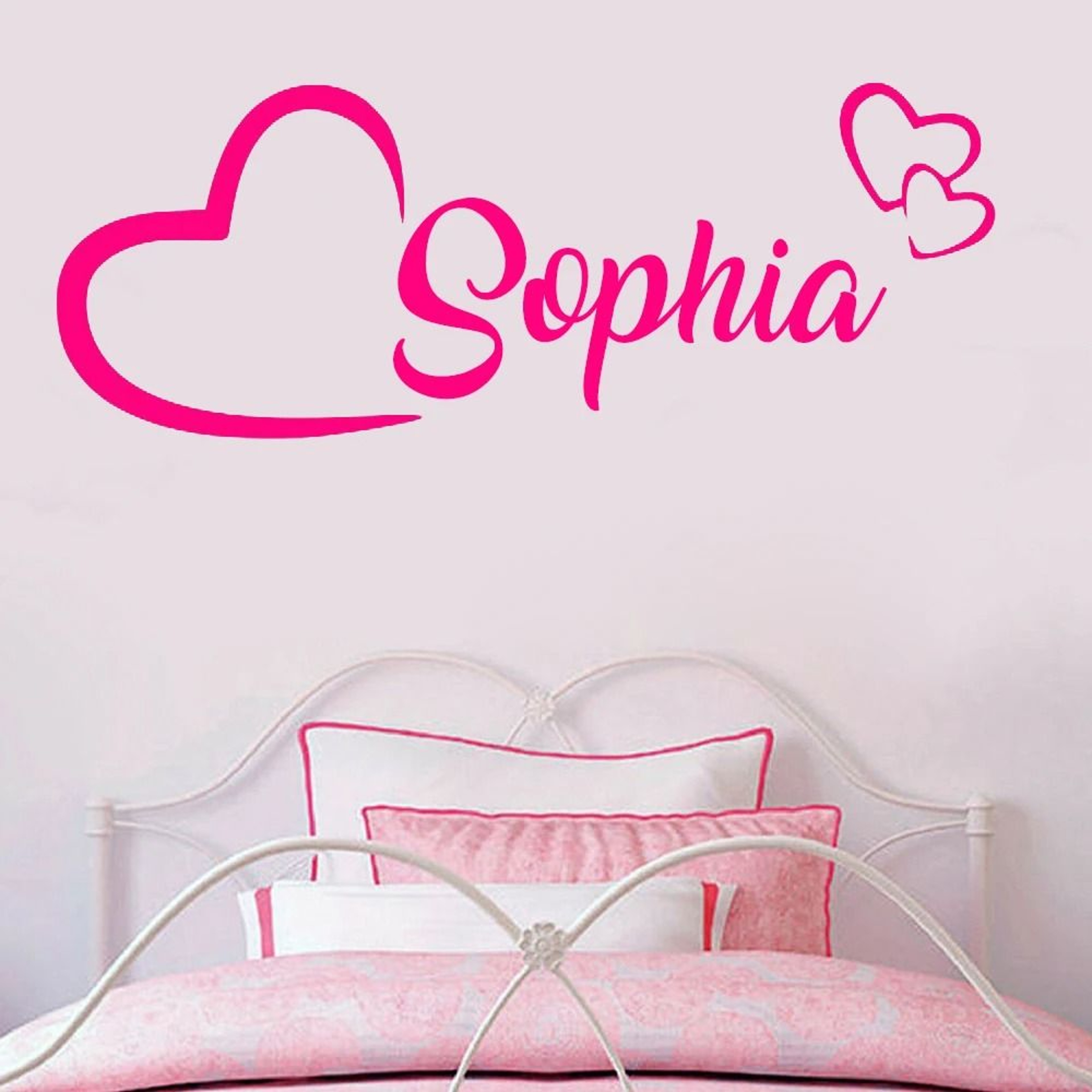 Customized Personalized Name Decal  HighDefinition Modern Nursery Wall Art 0