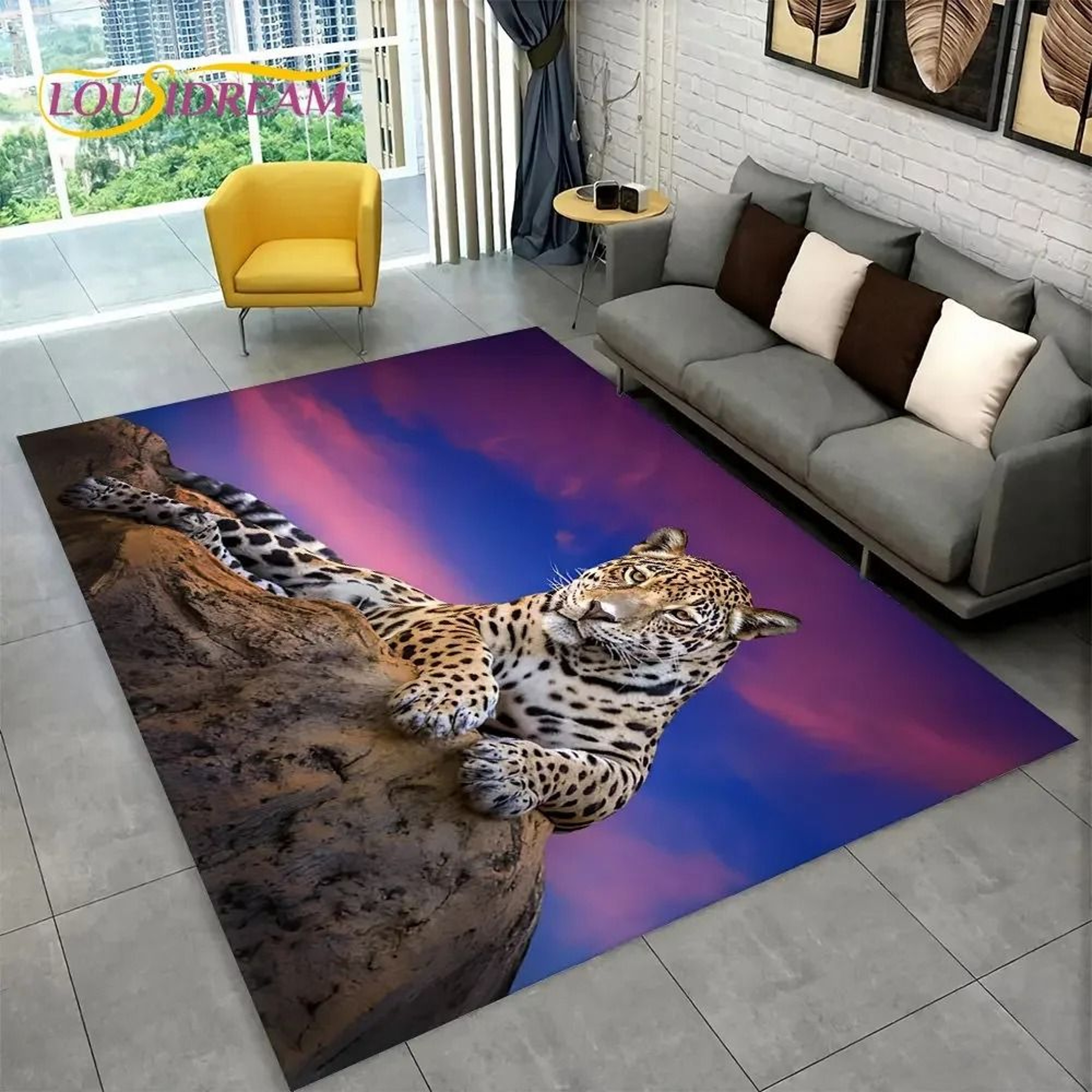 Wild Predator 3D Area Rug  HighDefinition Apex Predator Sculpture 16