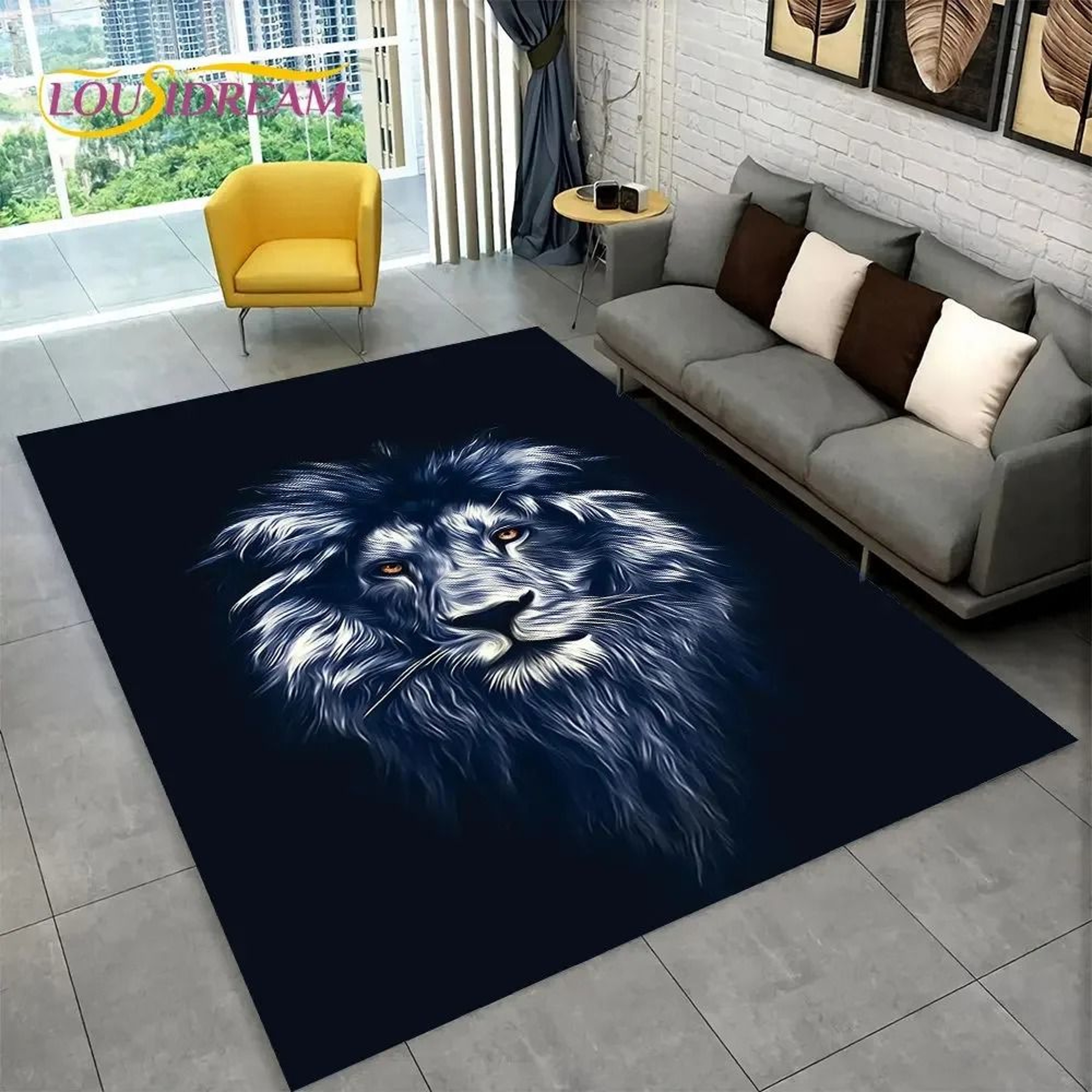 Wild Predator 3D Area Rug  HighDefinition Apex Predator Sculpture 6