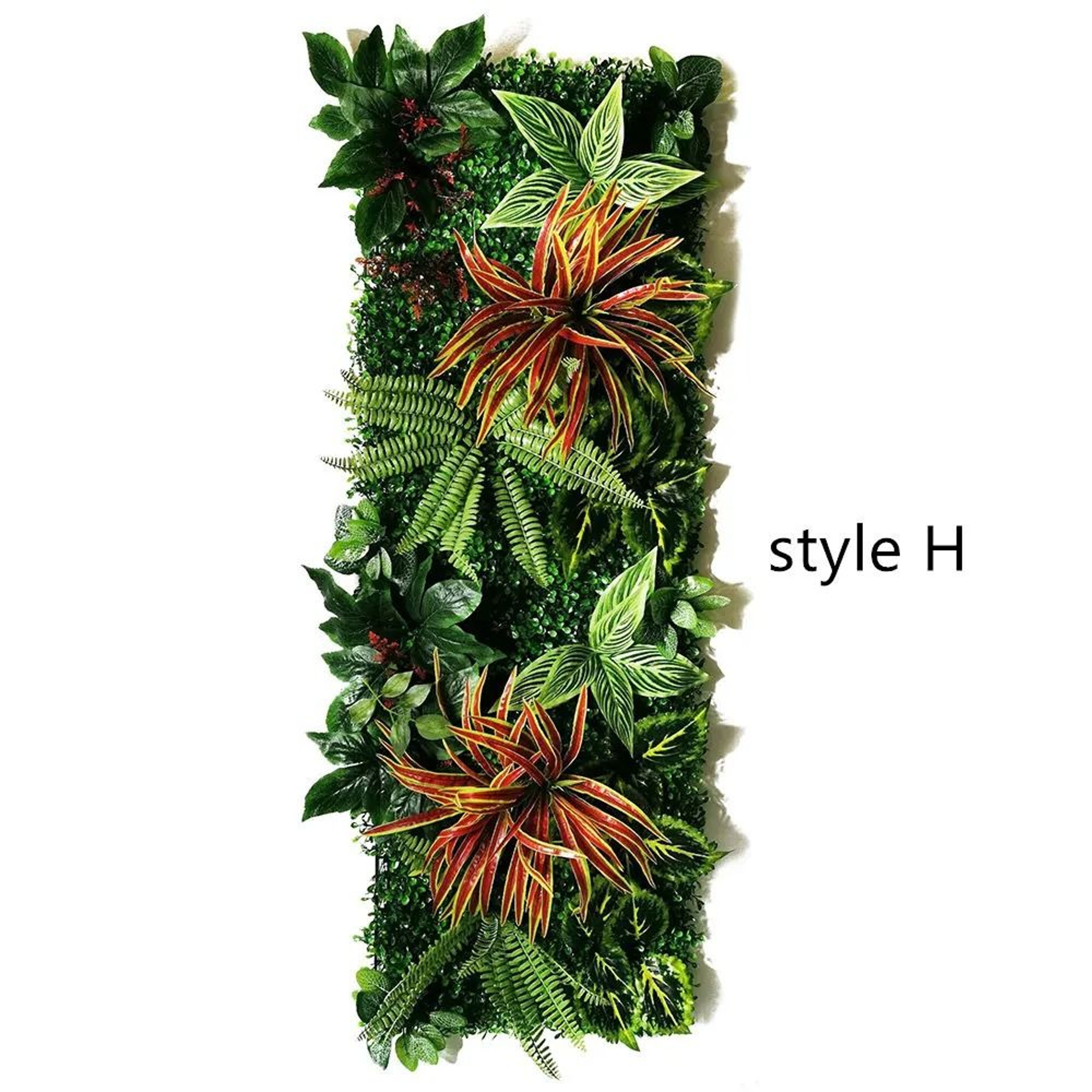 Botanical Vertical Sculpture  HighDefinition Moss Architectural Wall Panel 14