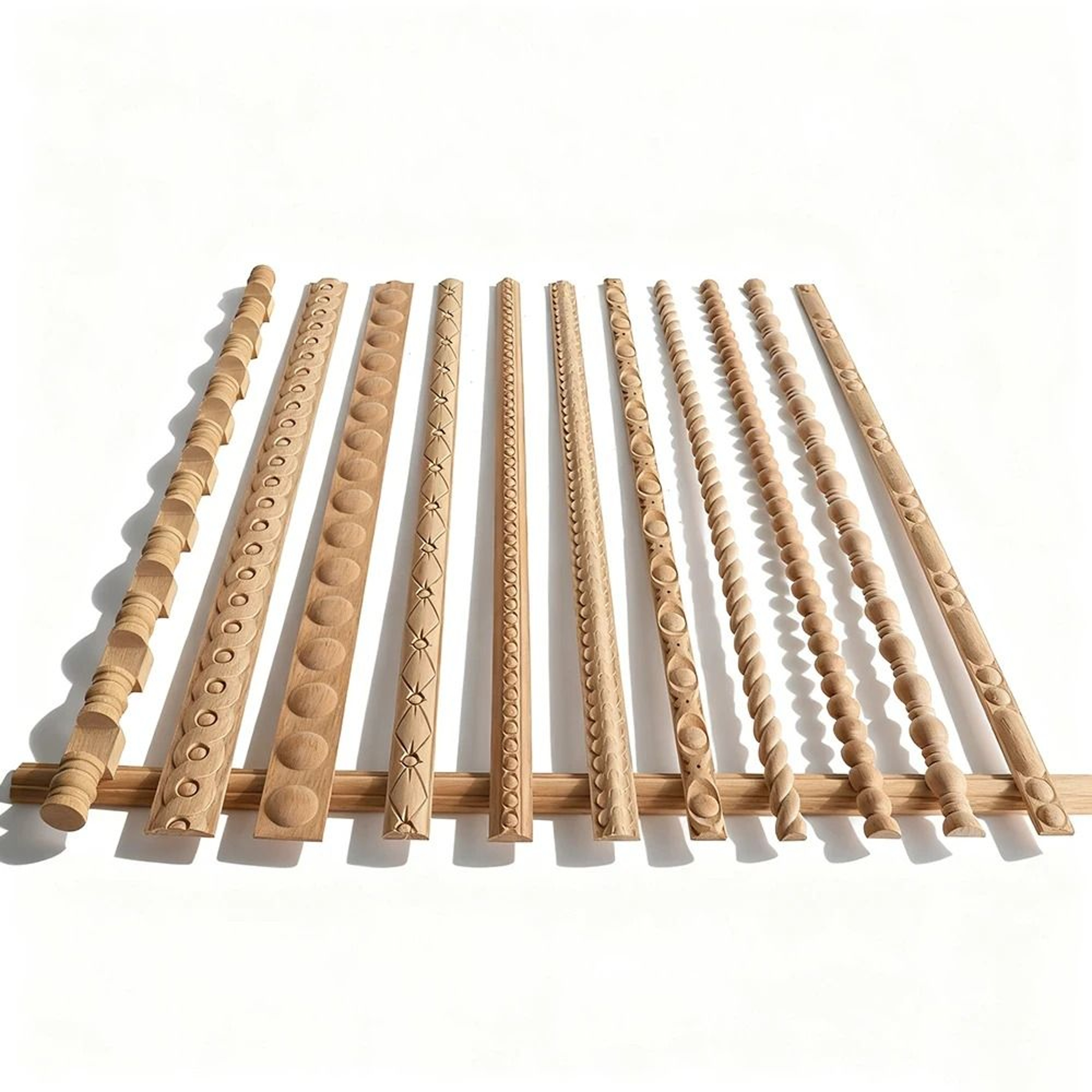 Architectural Narrative Trim  HighDefinition Timber Surface Sculpture 1