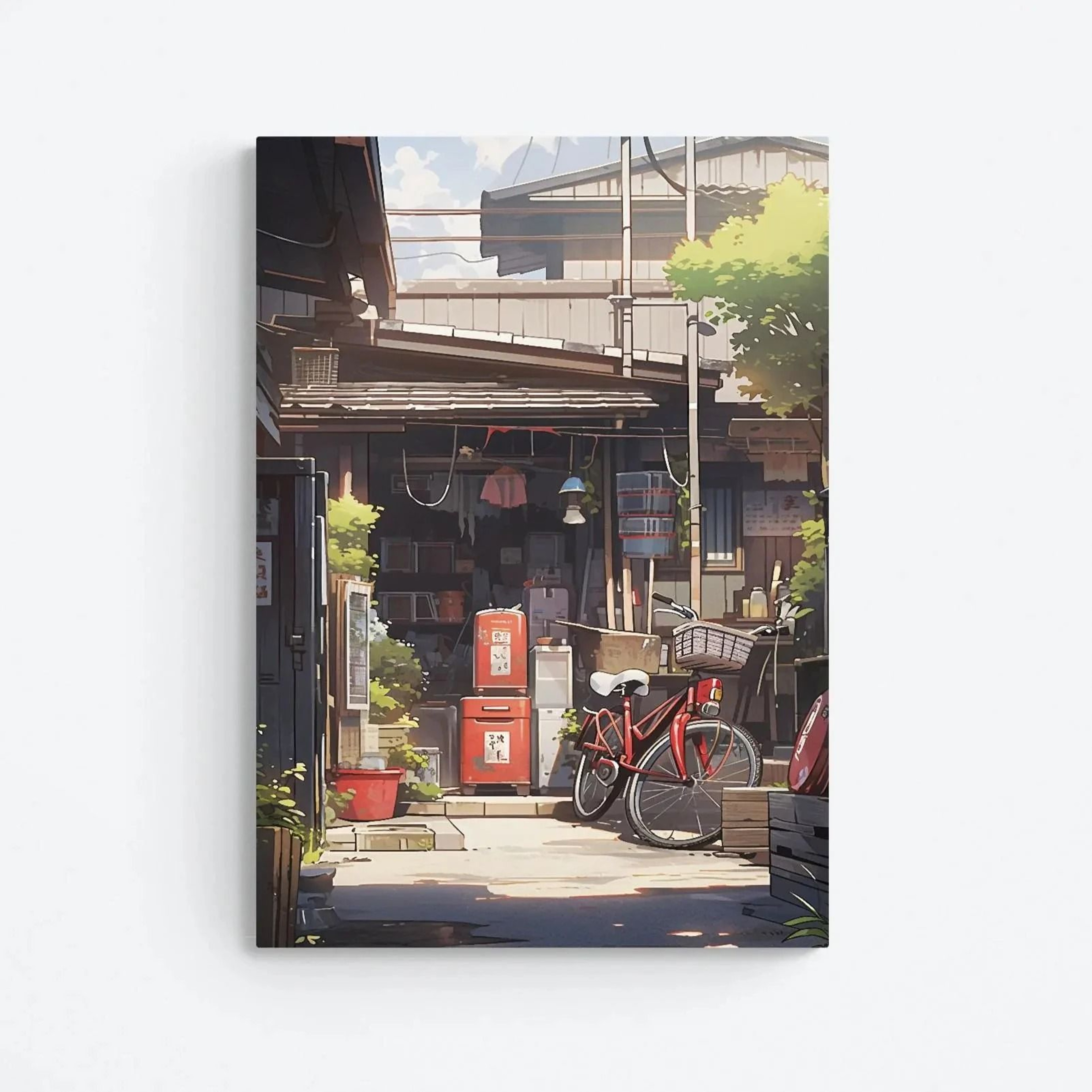 Ancient Pine Tree Wall Art  Japanese Zen Plant Decor  Oriental Nature Poster  Calm Forest Canvas Pa 27