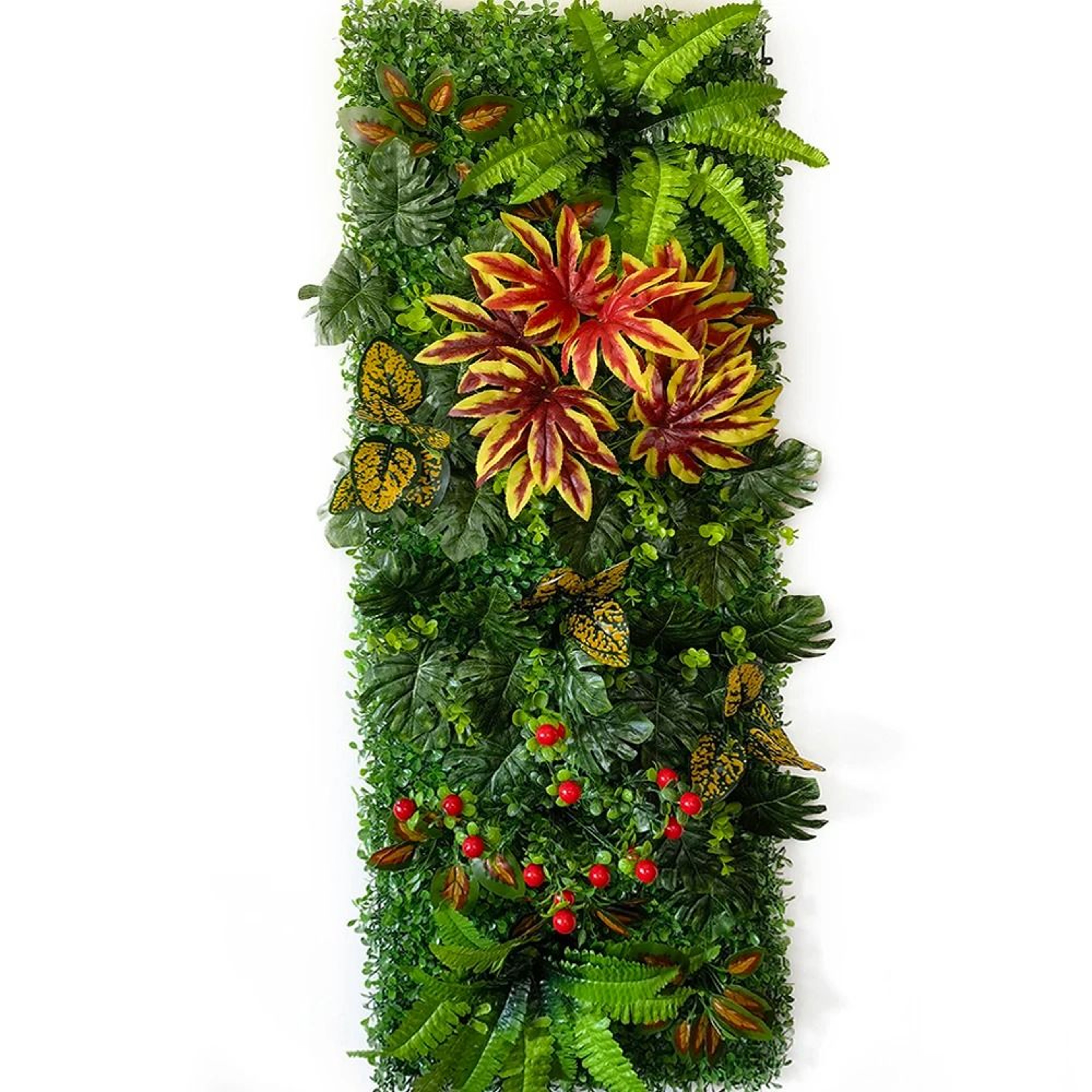 Artificial Boxwood Hedge Panel  16x47 In Realistic Grass Wall Backdrop  Faux Greenery For Home Offi 1