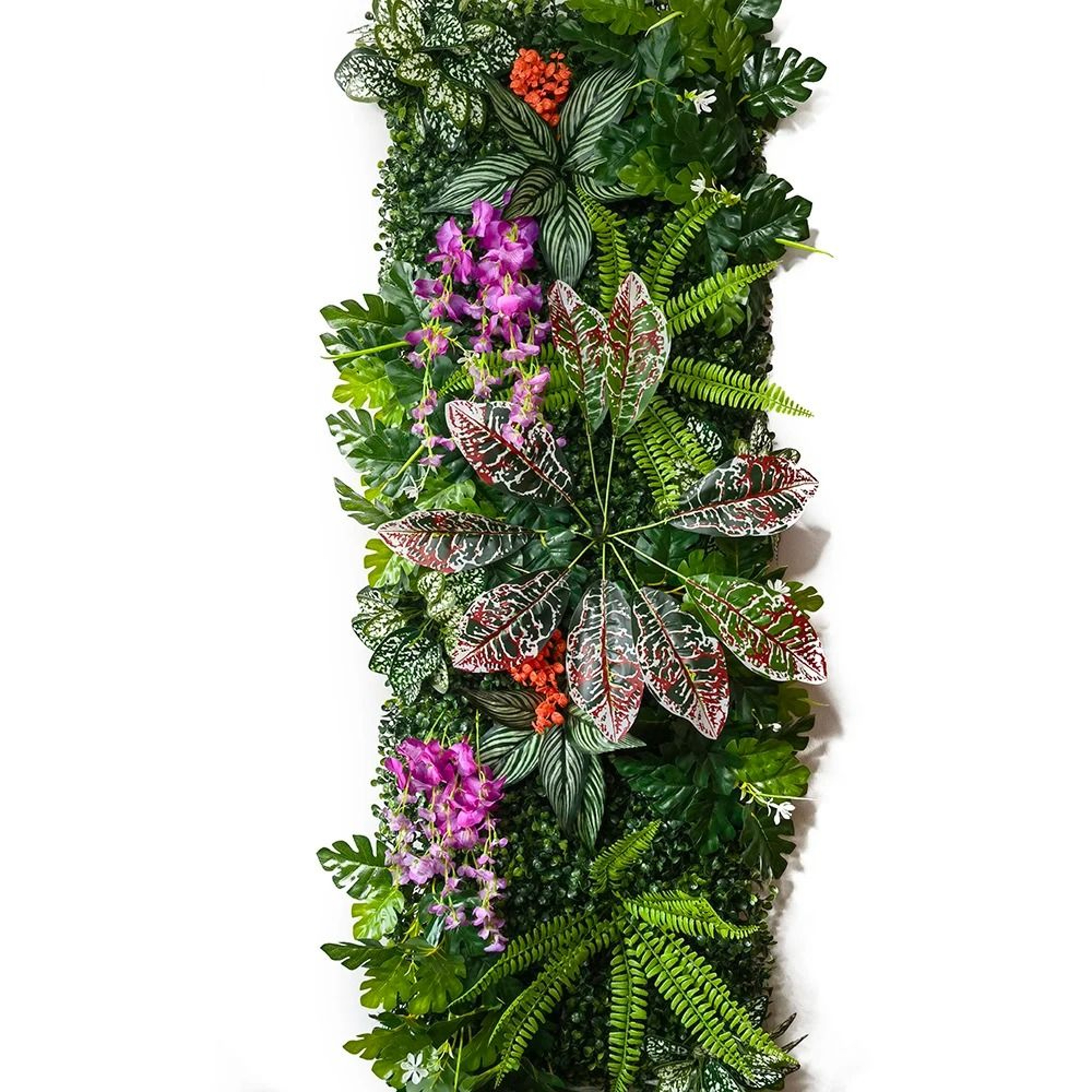 Artificial Meadow Flower Wall  16x47 In Lush Green Grass Panel  Floral Backdrop For Wedding Window  3