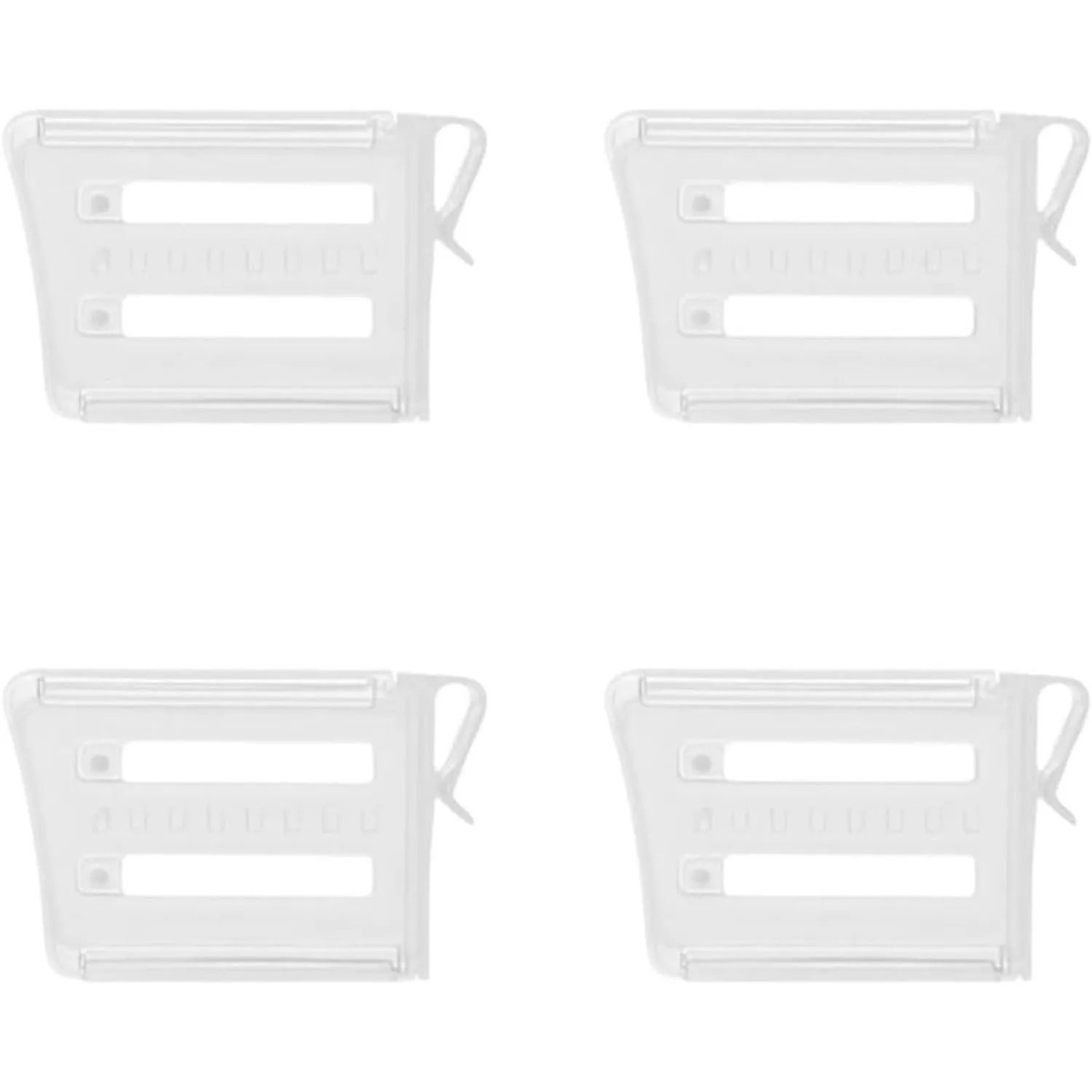 Refrigerator Storage Divider Clips  4pcs Expandable Fridge Door Partition  Bottle Shelf Organizer B 7