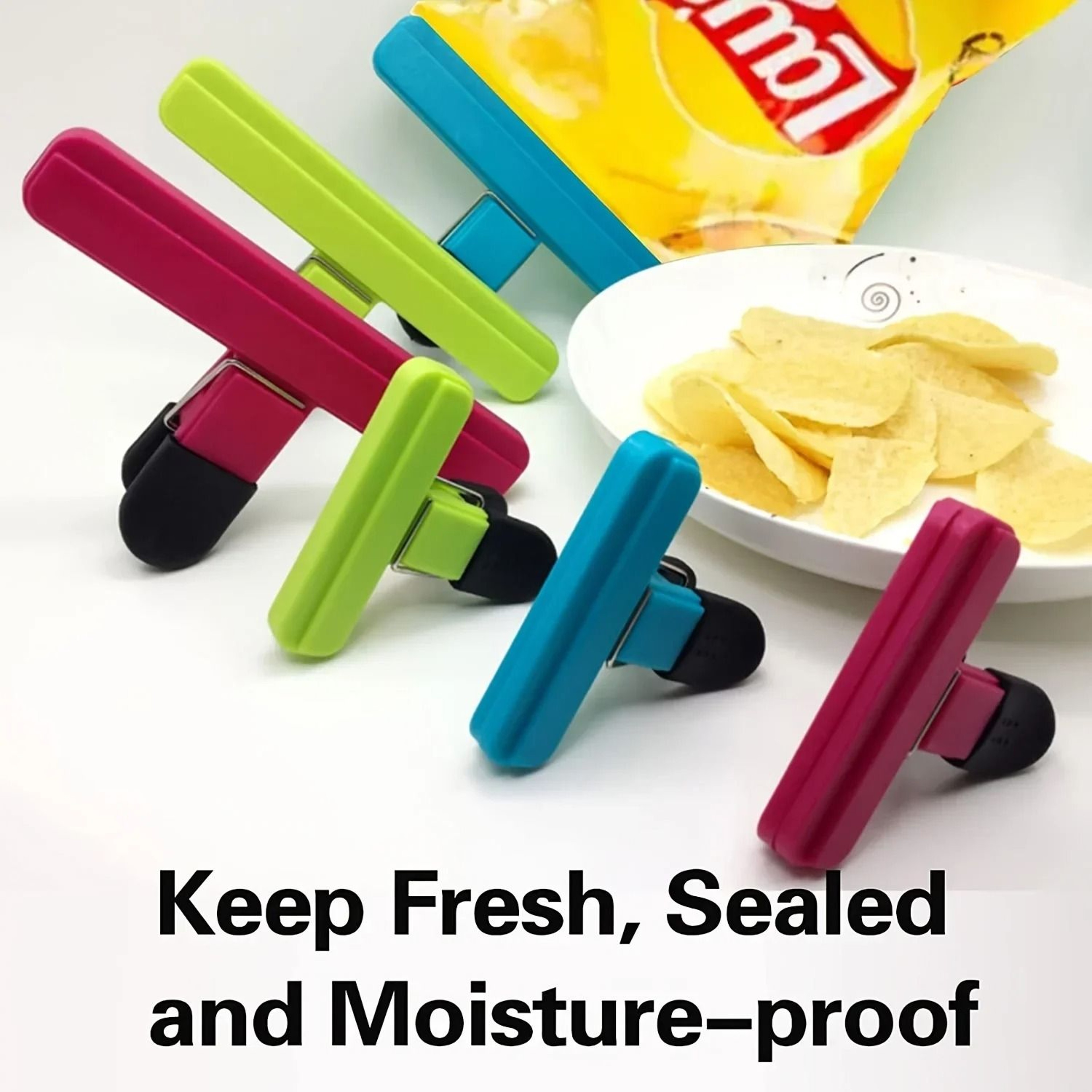 HeavyDuty Multipurpose Bag Clips  Durable Kitchen Snack Savers  Secure Food Bag Organizer For Fresh 3
