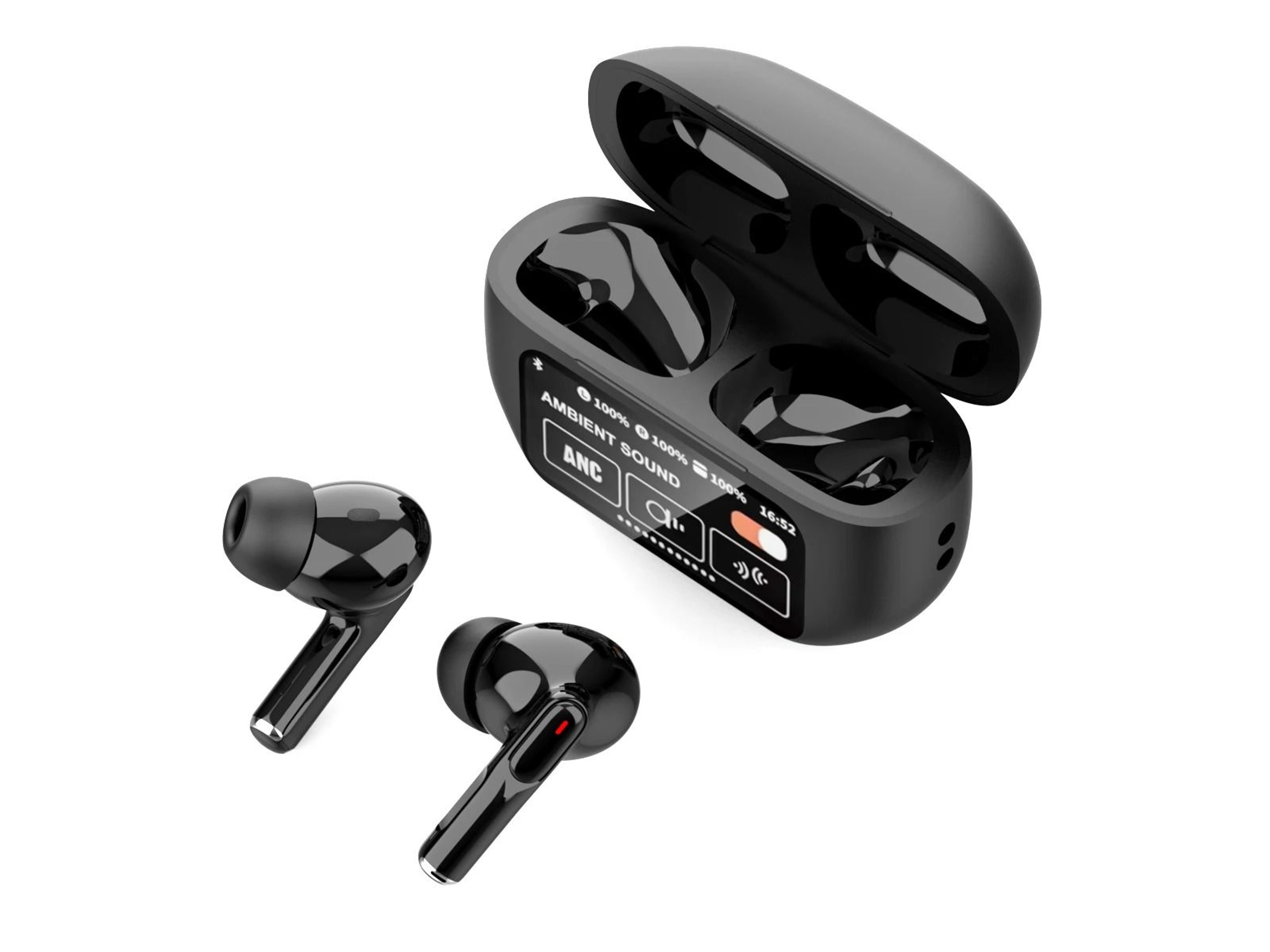 Smart LED Touch Screen Earbuds  Bluetooth 54  ANCENC  HiFi Sound TWS Gaming Headphones 2