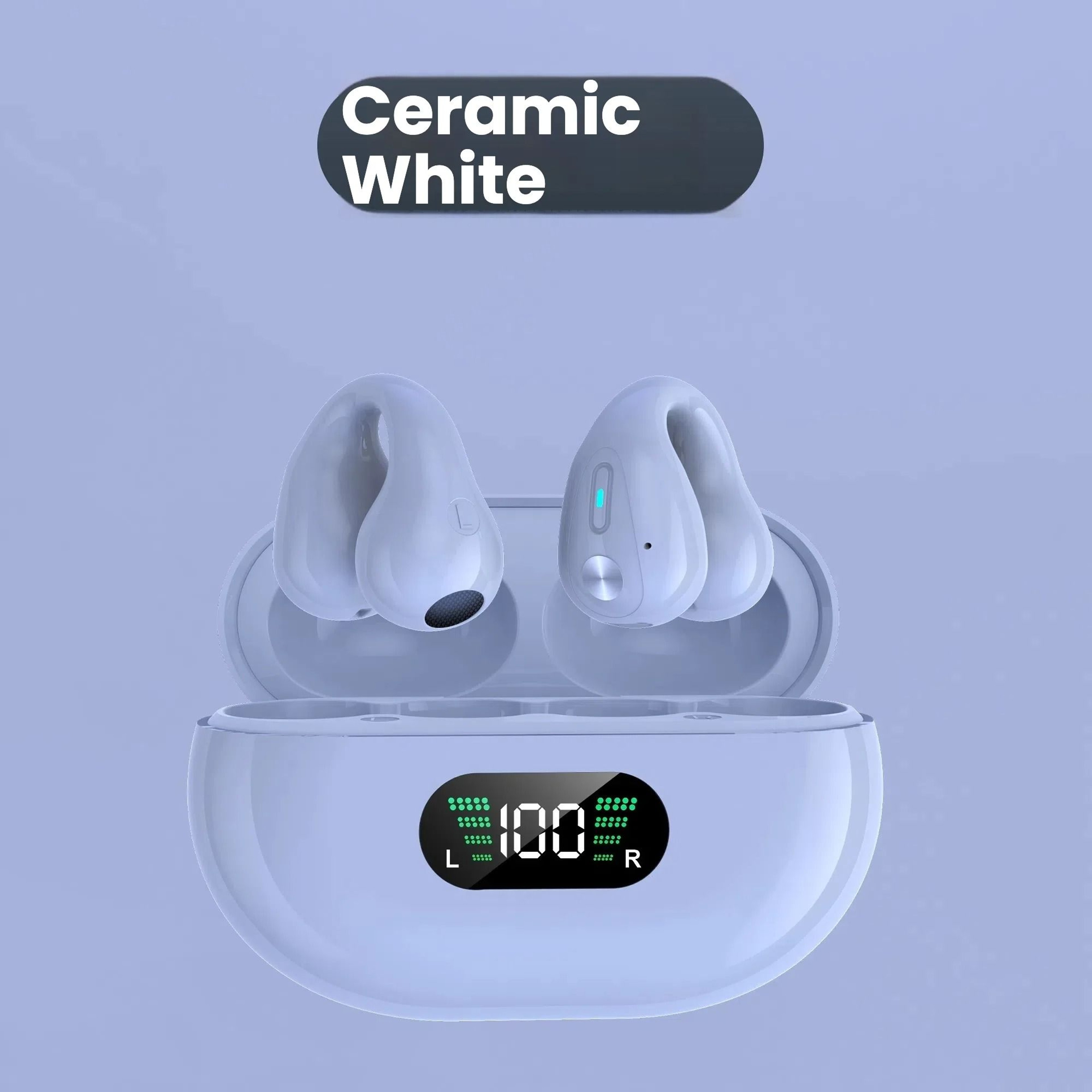 TWS S22 X22 EarClip Wireless Headphones  OpenEar HiFi Stereo  ANC Noise Reduction  Sports Earbuds W 1
