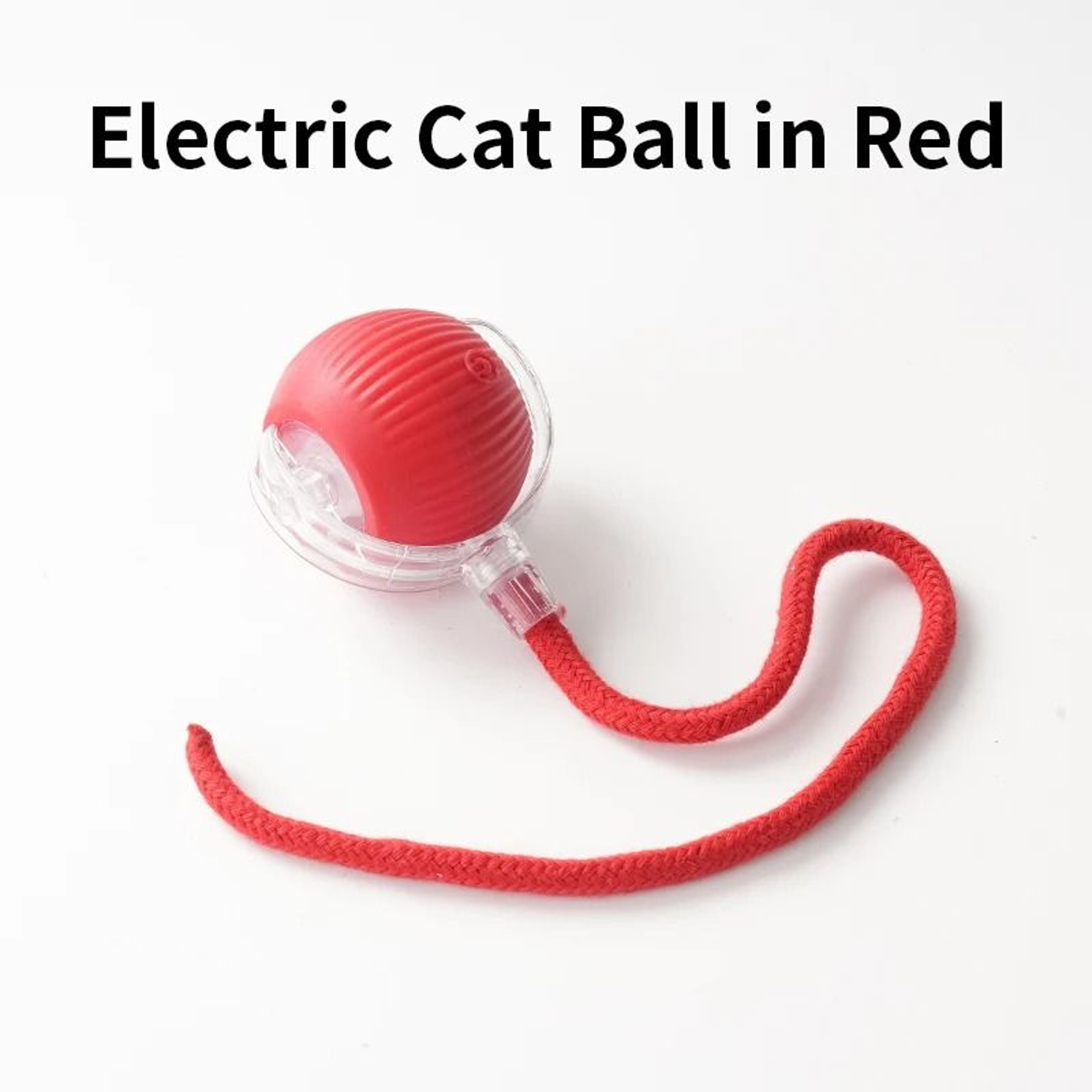 Smart Interactive Cat Ball  Electric Rolling Silicone Toy With Long Tail Teaser  USB Rechargeable P 7