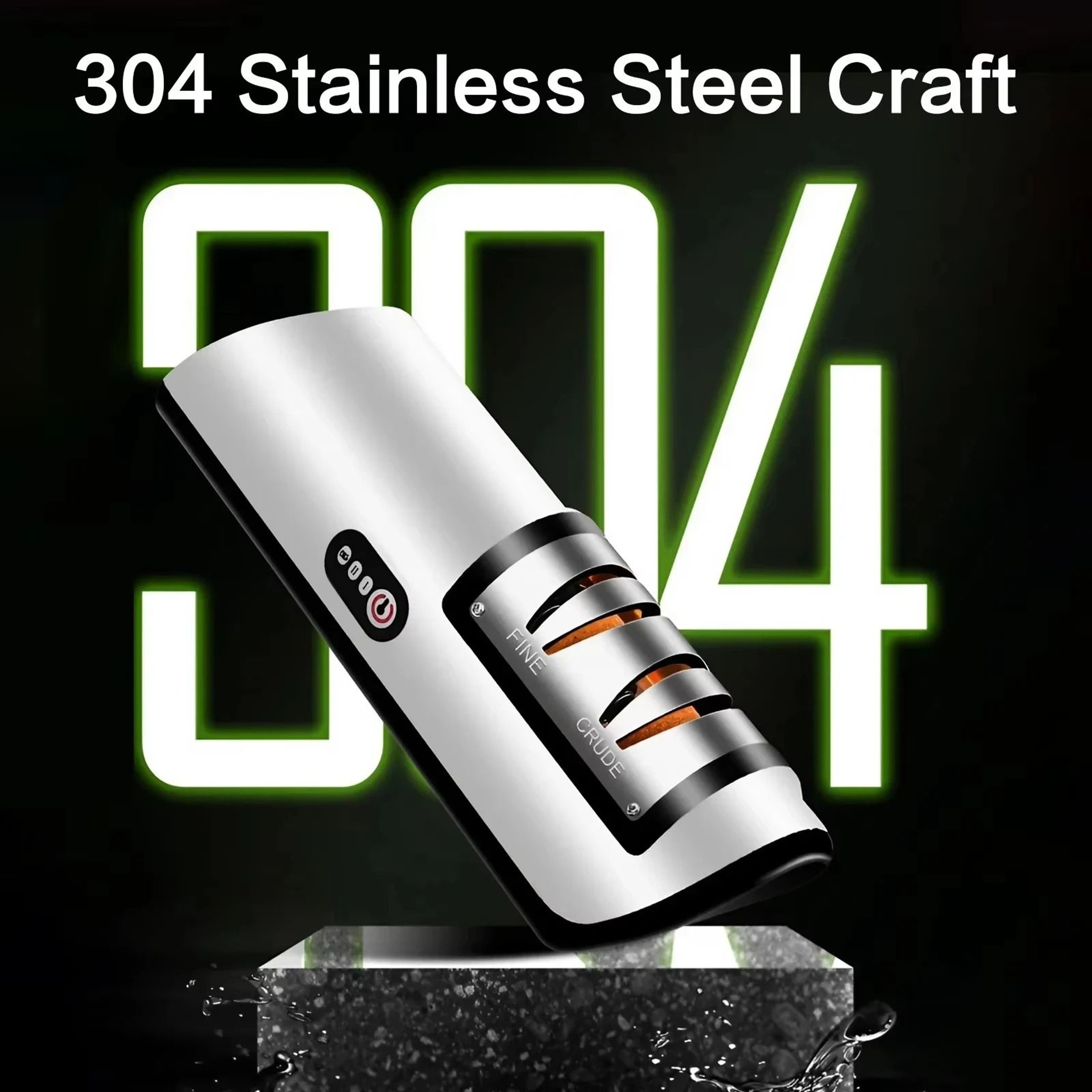 Electric Knife Sharpener  Polisher  Professional USB Rechargeable Honing Tool HighPrecision Kitchen 6
