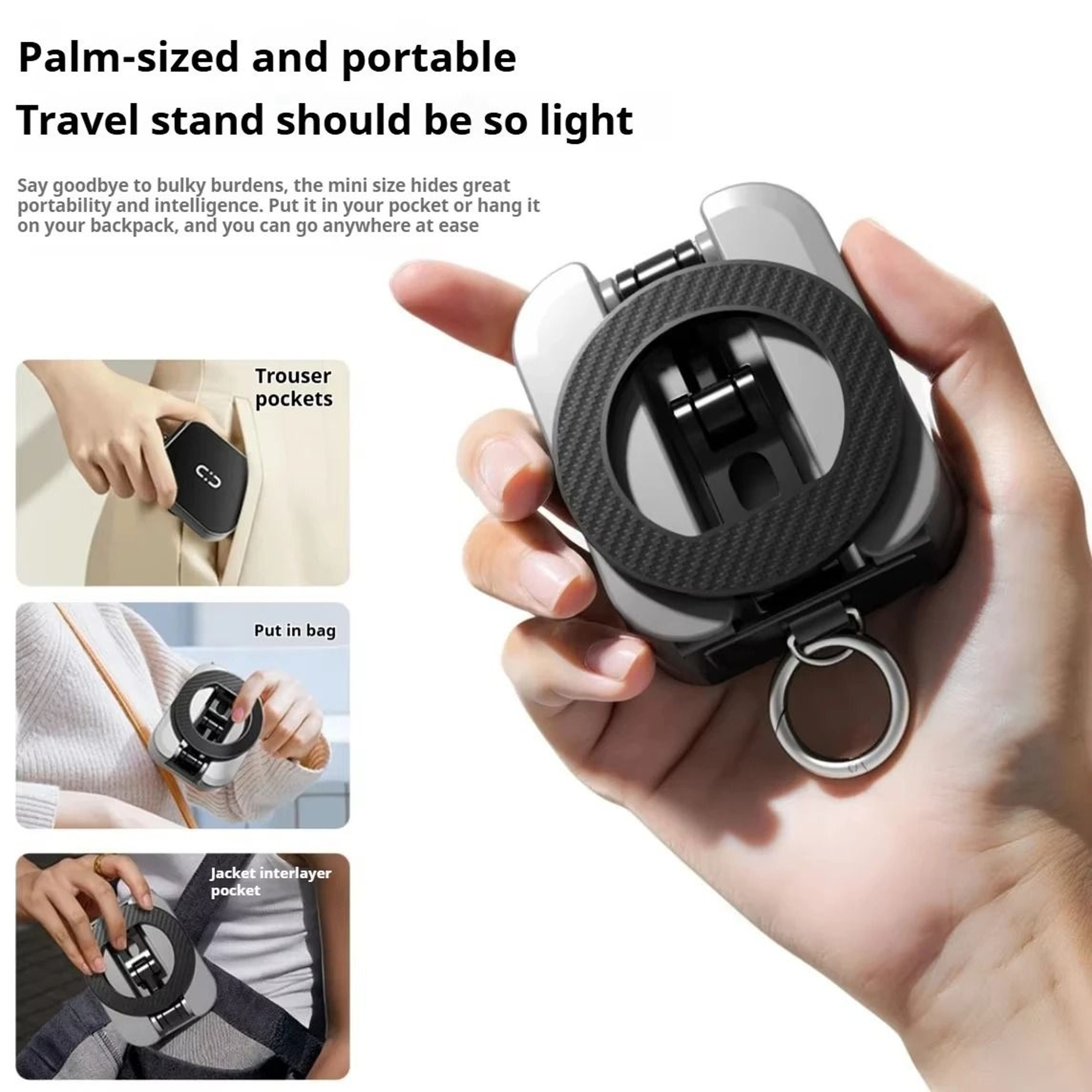 Magnetic Foldable Phone Stand  Extendable Travel Holder For Desktop  Airplanes  HighYield Mobile Su 4
