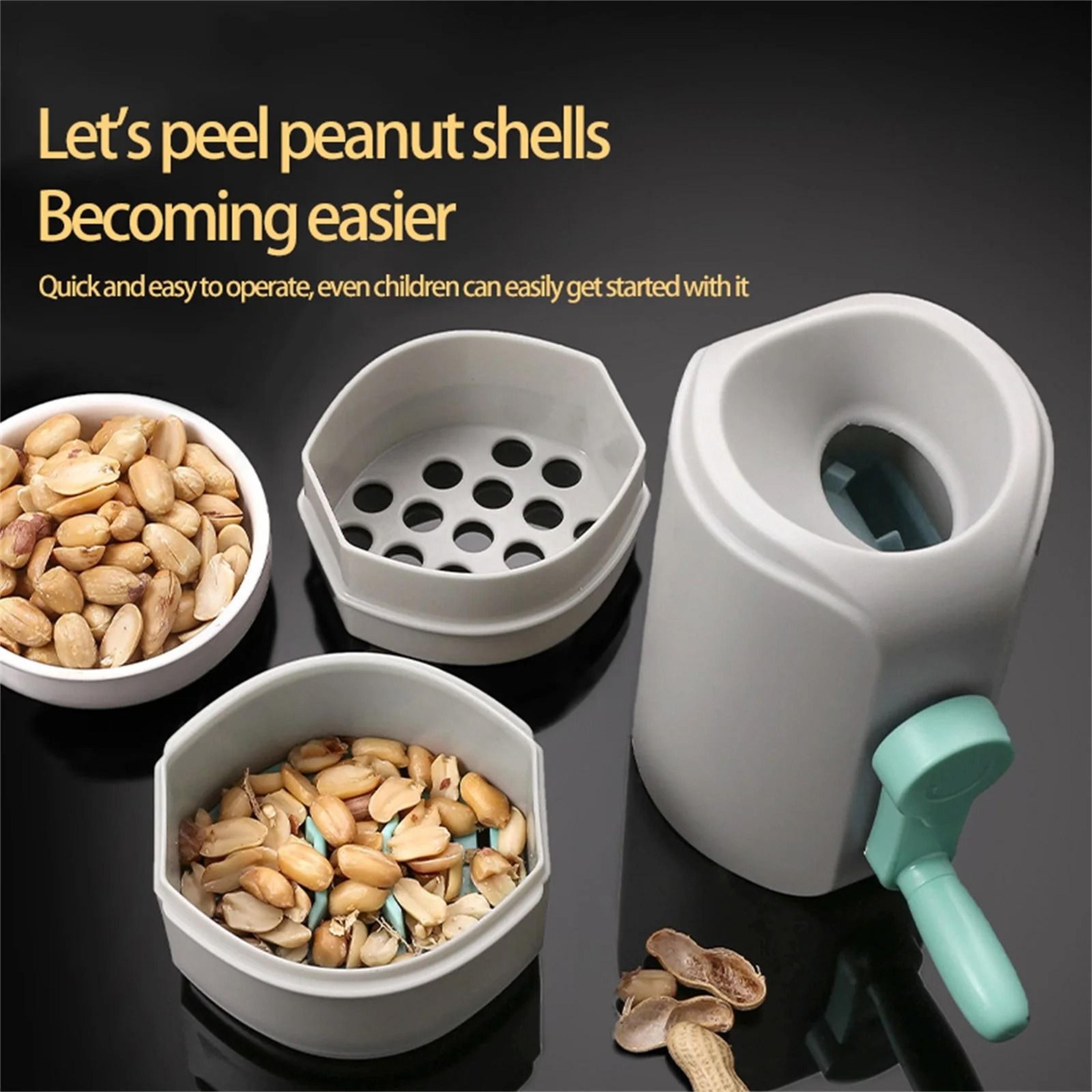 Automatic FoodGrade Peanut Sheller  Efficient Peeler And Opener  HighYield Nut DeShelling Kitchen G 0