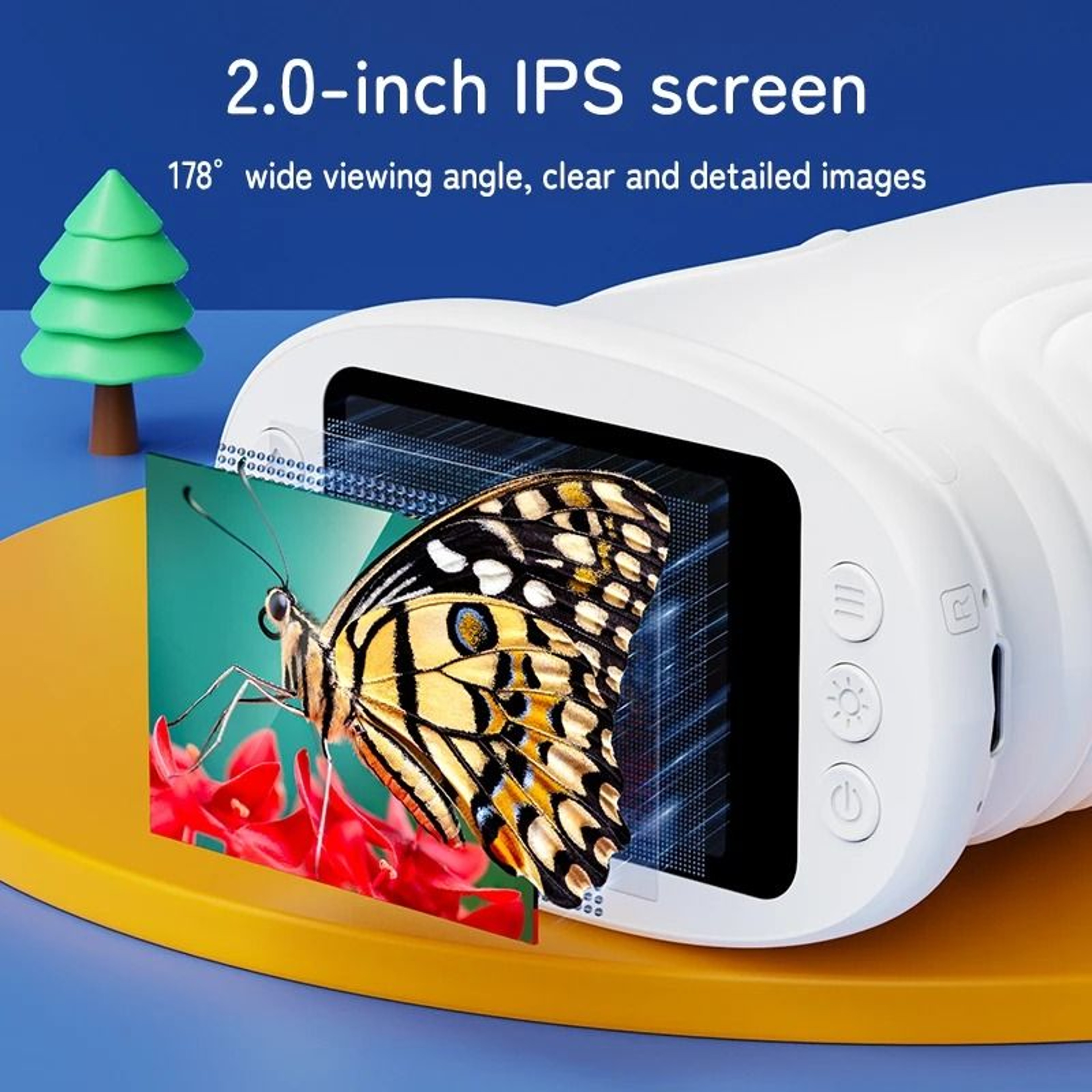 Microscope For Kids With 2Inch Screen  1000x Digital Zoom Mini Handheld Camera  HighYield STEM Lear 2