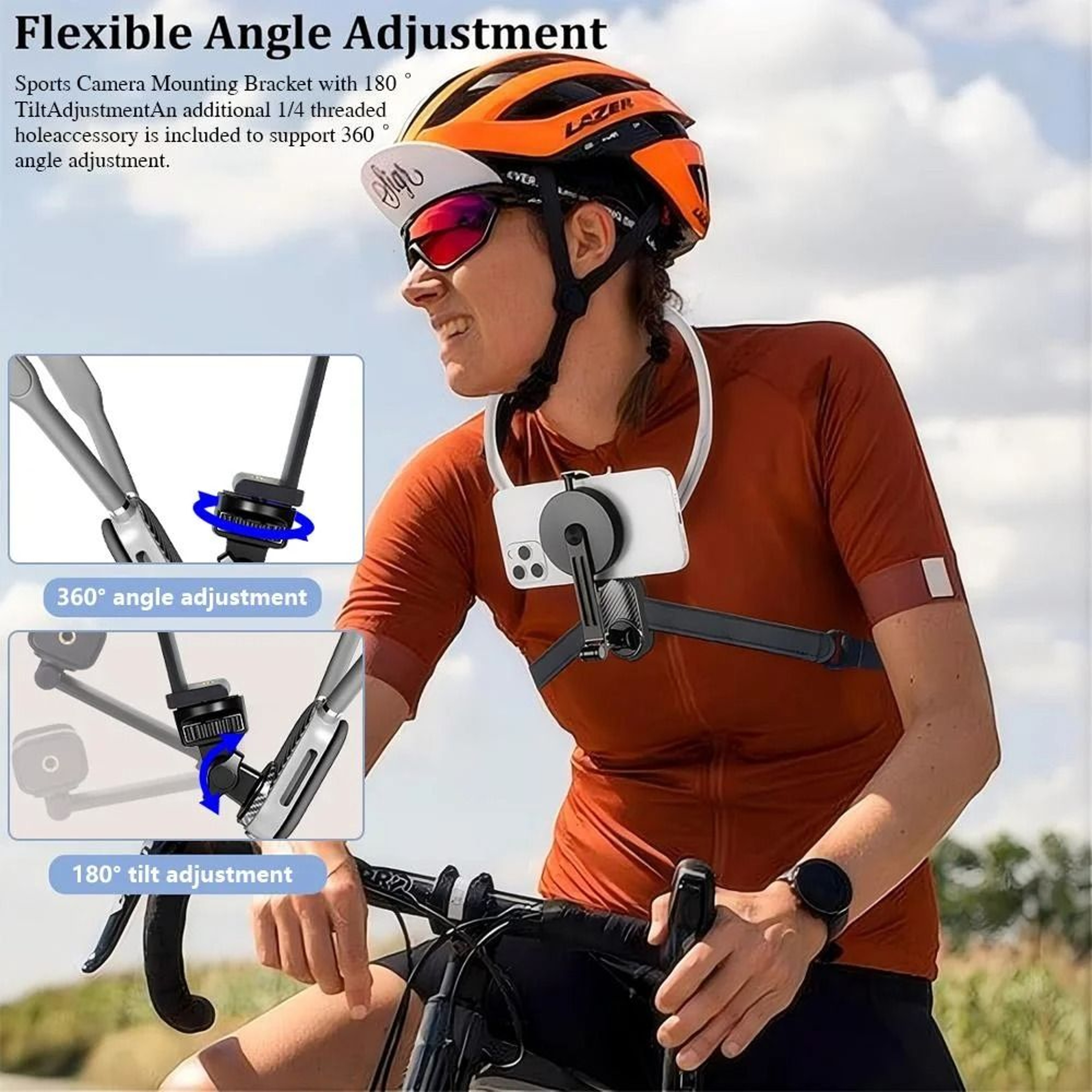 Magnetic Silicone Neck Mount  QuickRelease HandsFree Support  HighYield FirstPerson Video Interacti 0