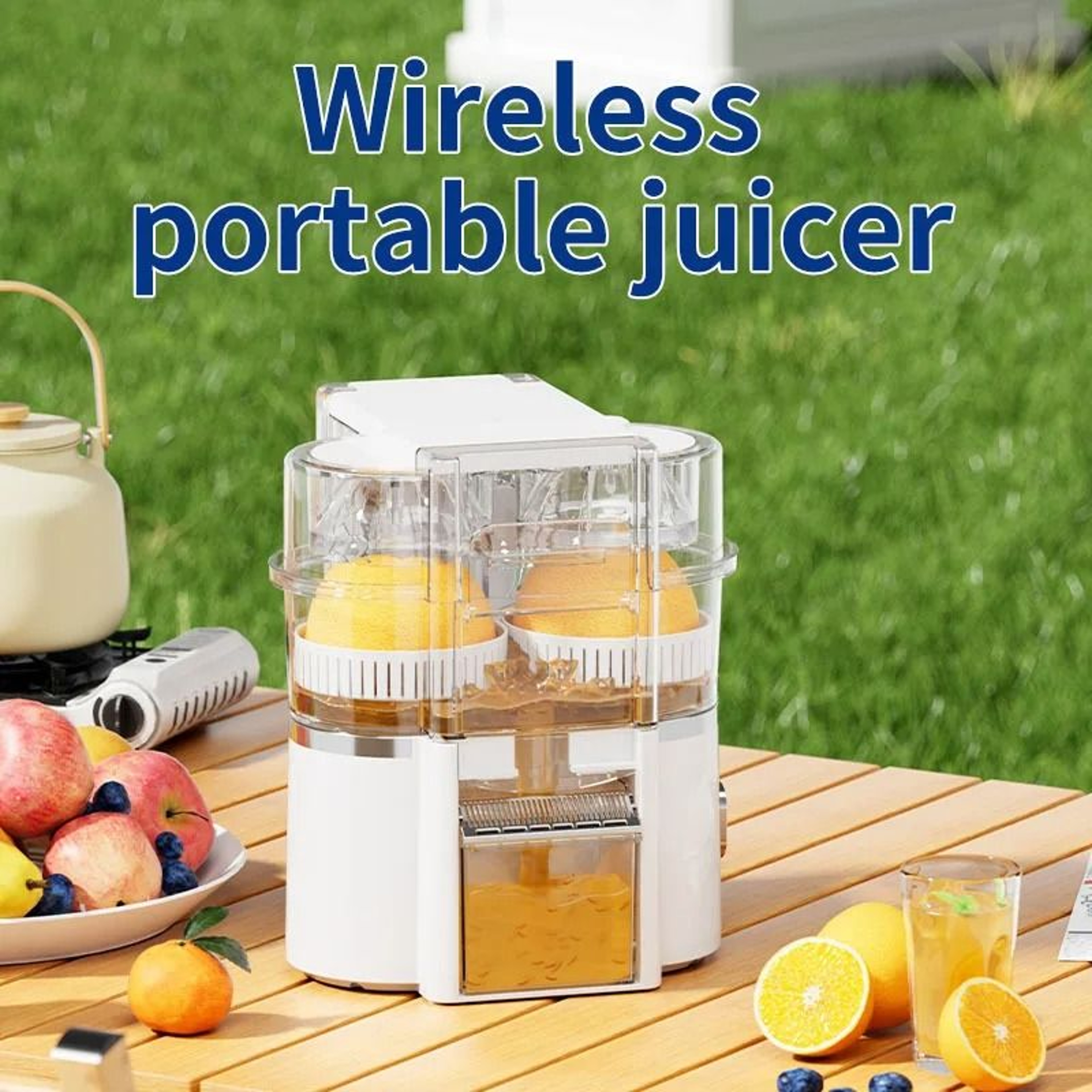 DualHead Electric Citrus Juicer  HighYield Orange  Lemon Squeezer  Professional Home Kitchen 3