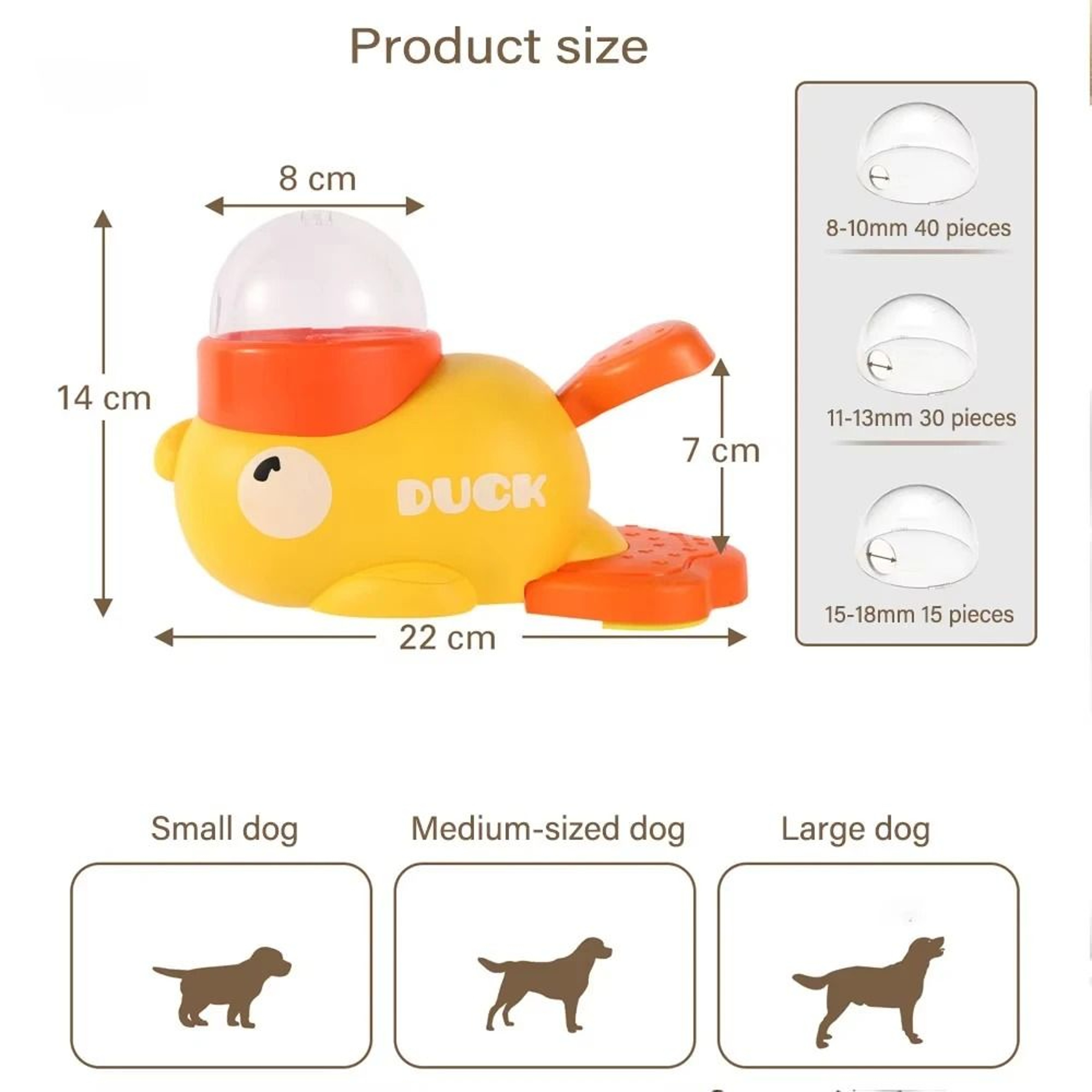 DuckShaped Interactive Dog Treat Dispenser  Durable Slow Feeder Puzzle Toy  HighYield Pet Engagemen 5