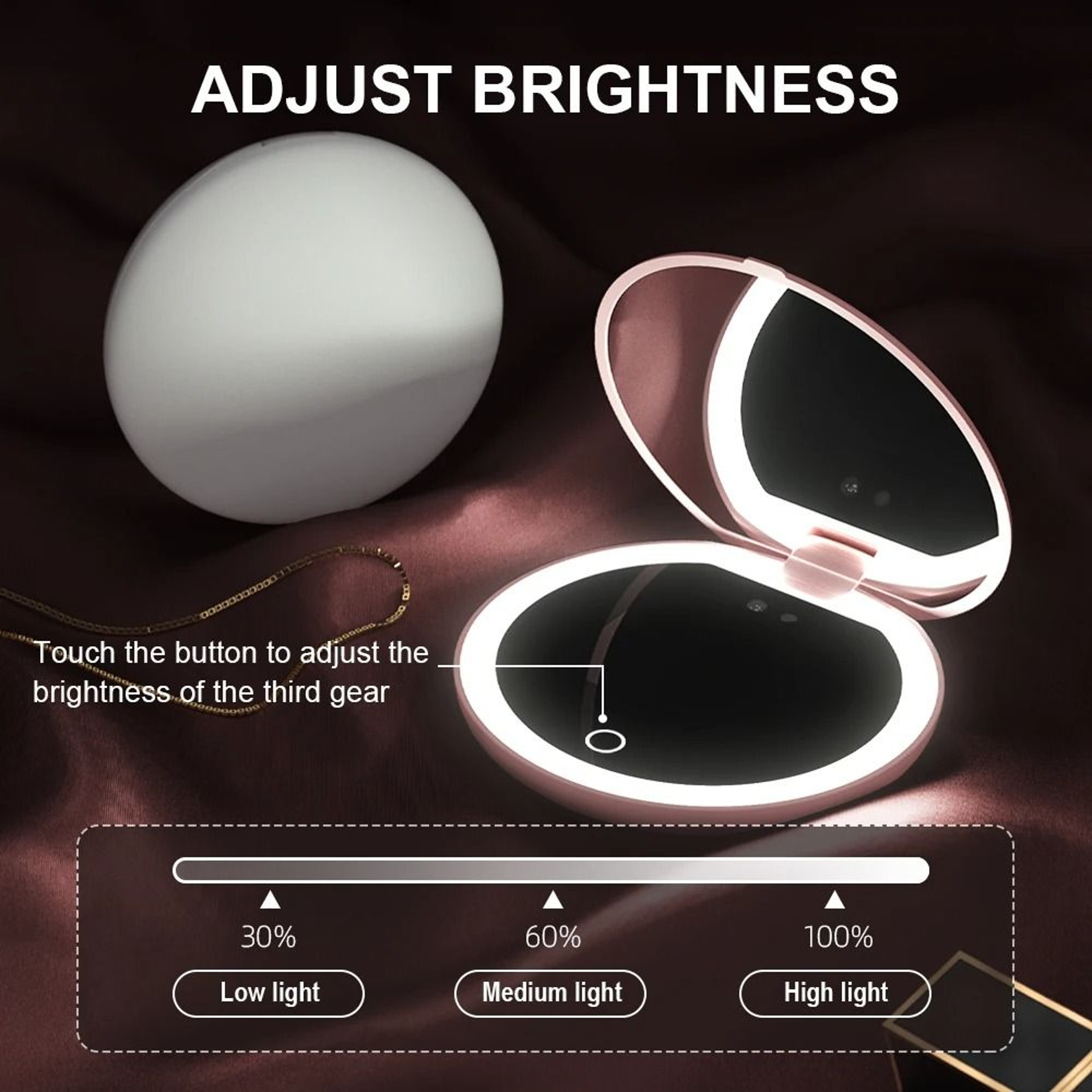 Smart UV Sunscreen Mirror  LED Cosmetic Mirror With Sun Protection Detection  HighYield Beauty Inte 5
