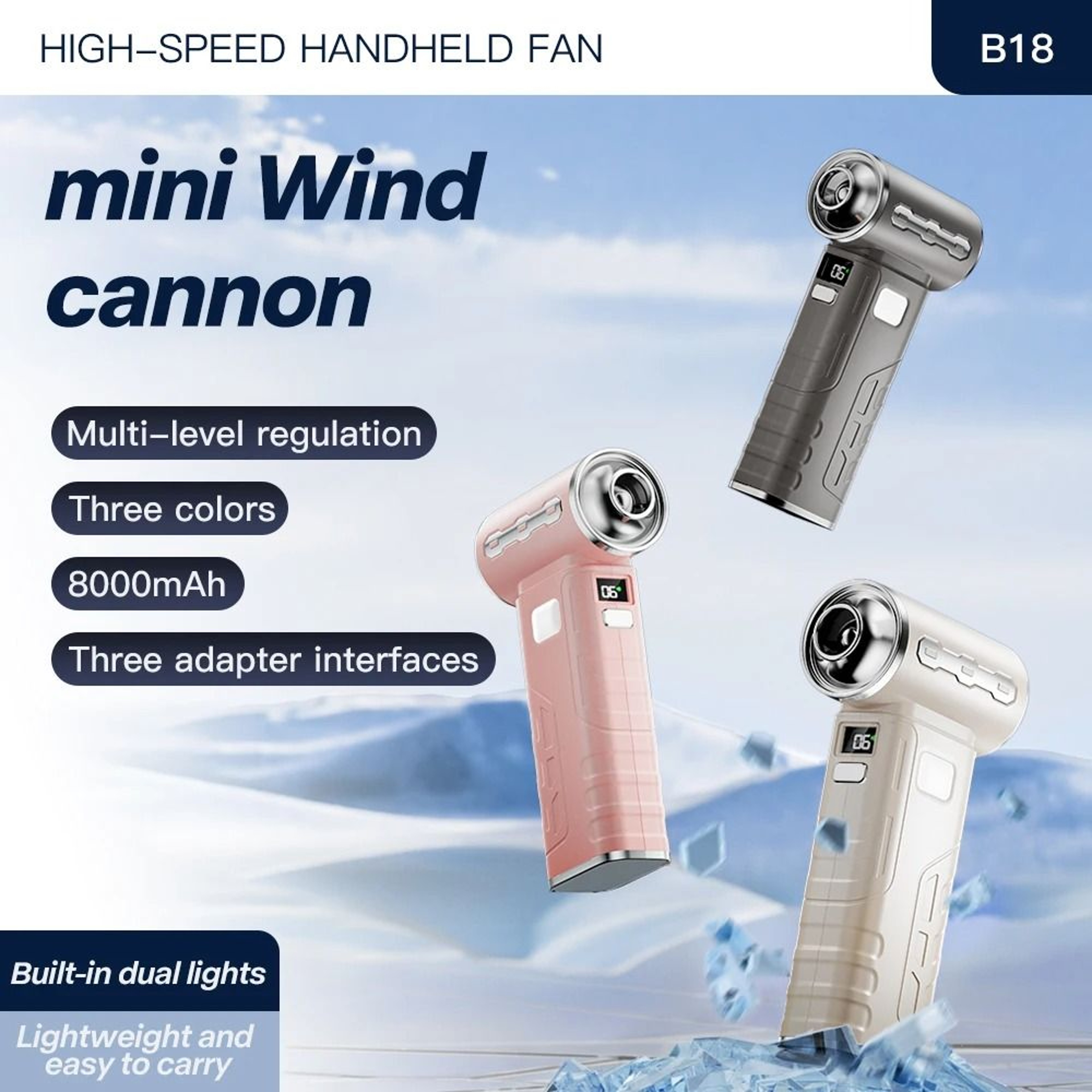 HighVelocity Turbo Jet Fan  450000 RPM Brushless Air Blower  HighYield Compressed Air Interaction H 0