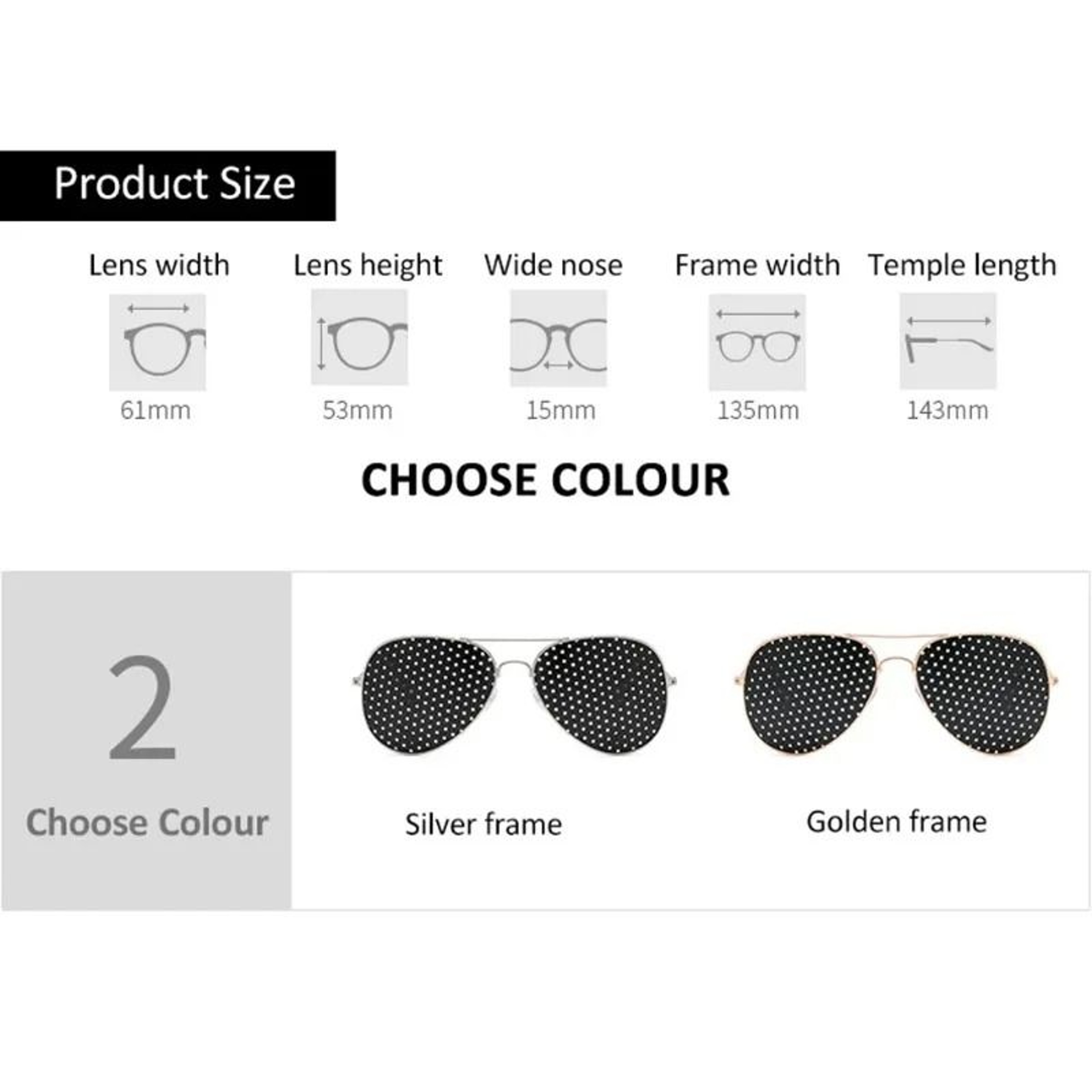 Natural Vision Pinhole Glasses  AntiMyopia  Astigmatism Relief  HighYield Ocular Improvement Hub 2