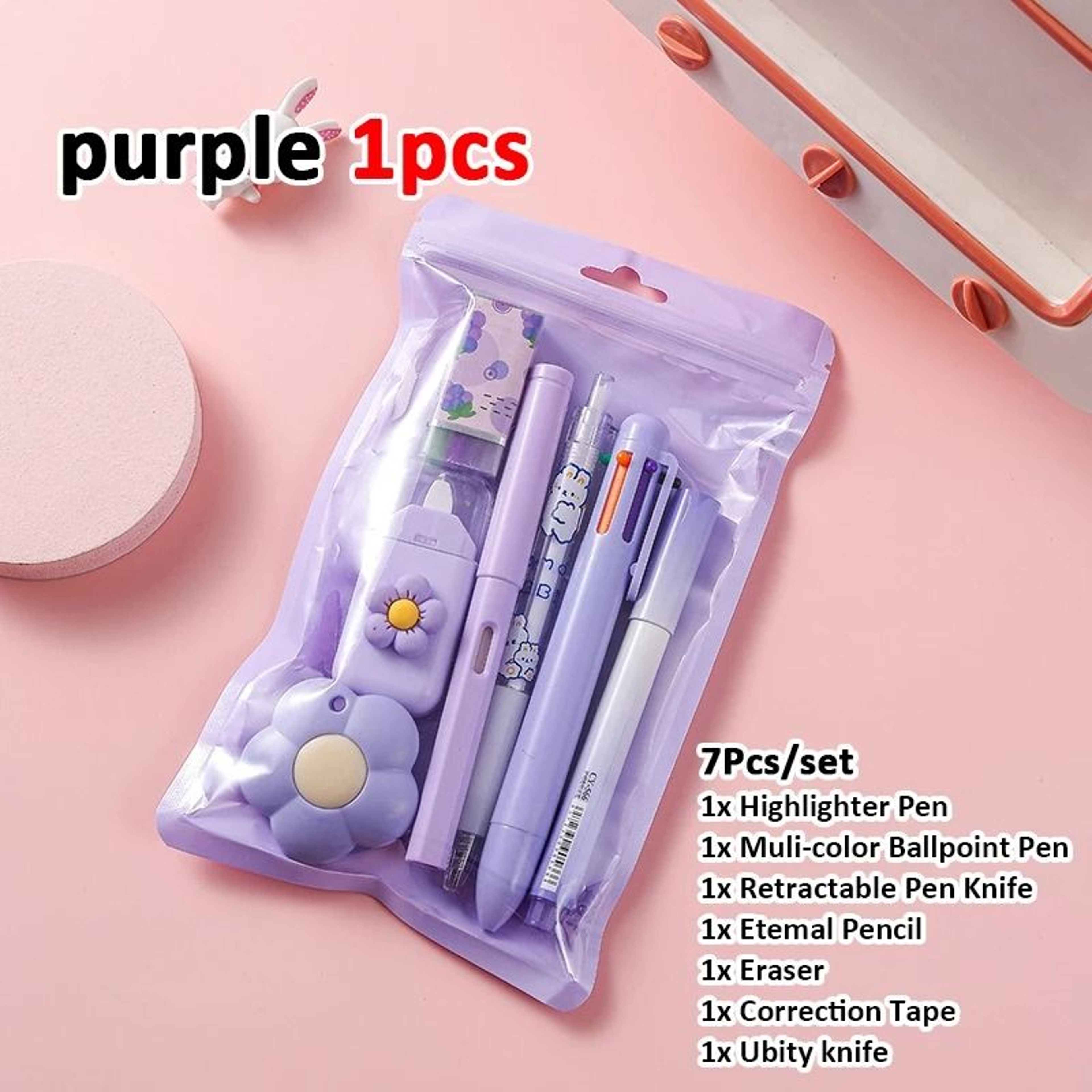 7in1 Stationery Gift Set  Back To School Birthday Present  HighYield Student Prize Interaction Hub 9