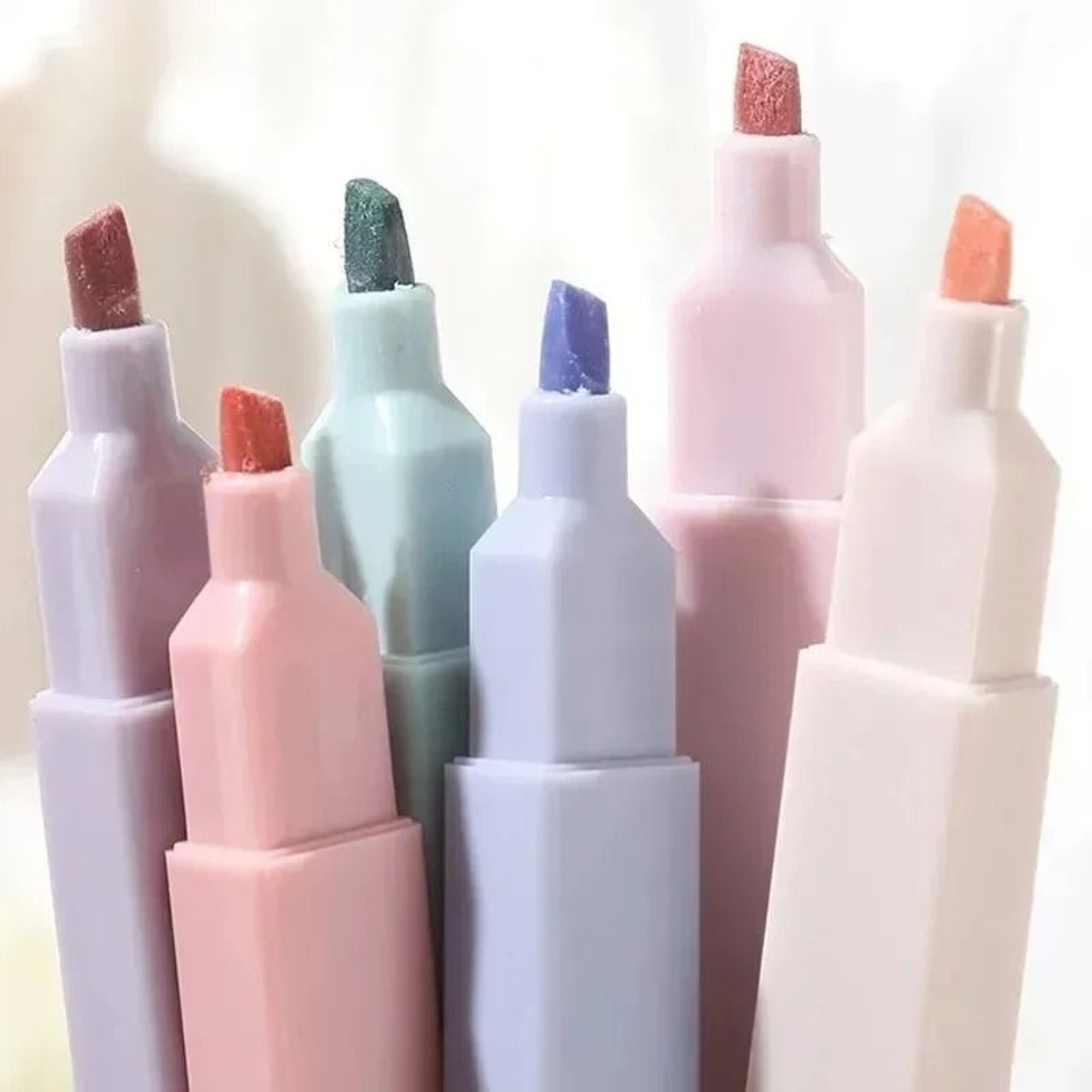 Pastel Color Highlighter Set  Kawaii Japanese Stationery  HighYield Academic Interaction Hub 1