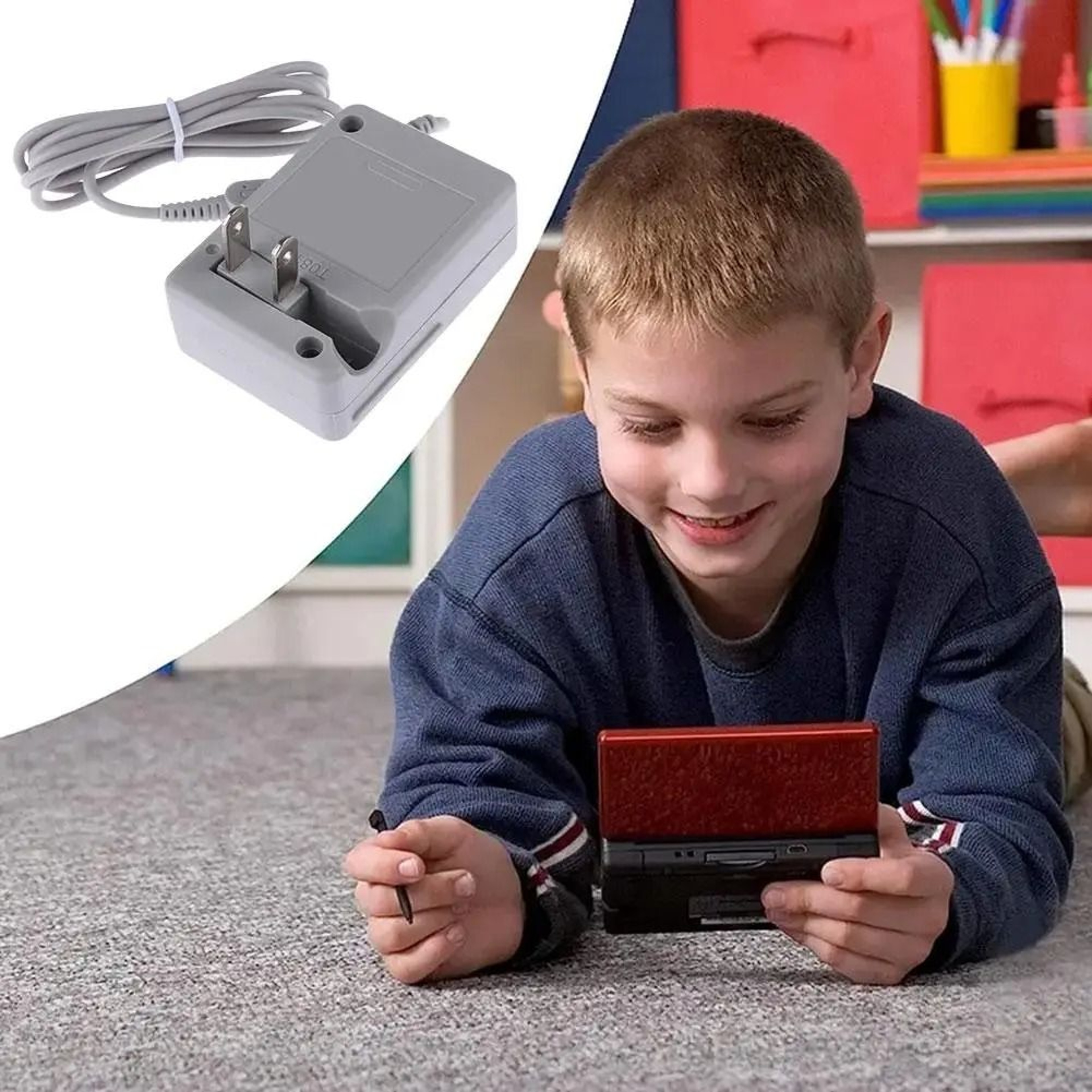 AC Power Adapter For 3DS2DSDSi  Professional Charging Unit  HighYield Power Supply Interaction Hub 4