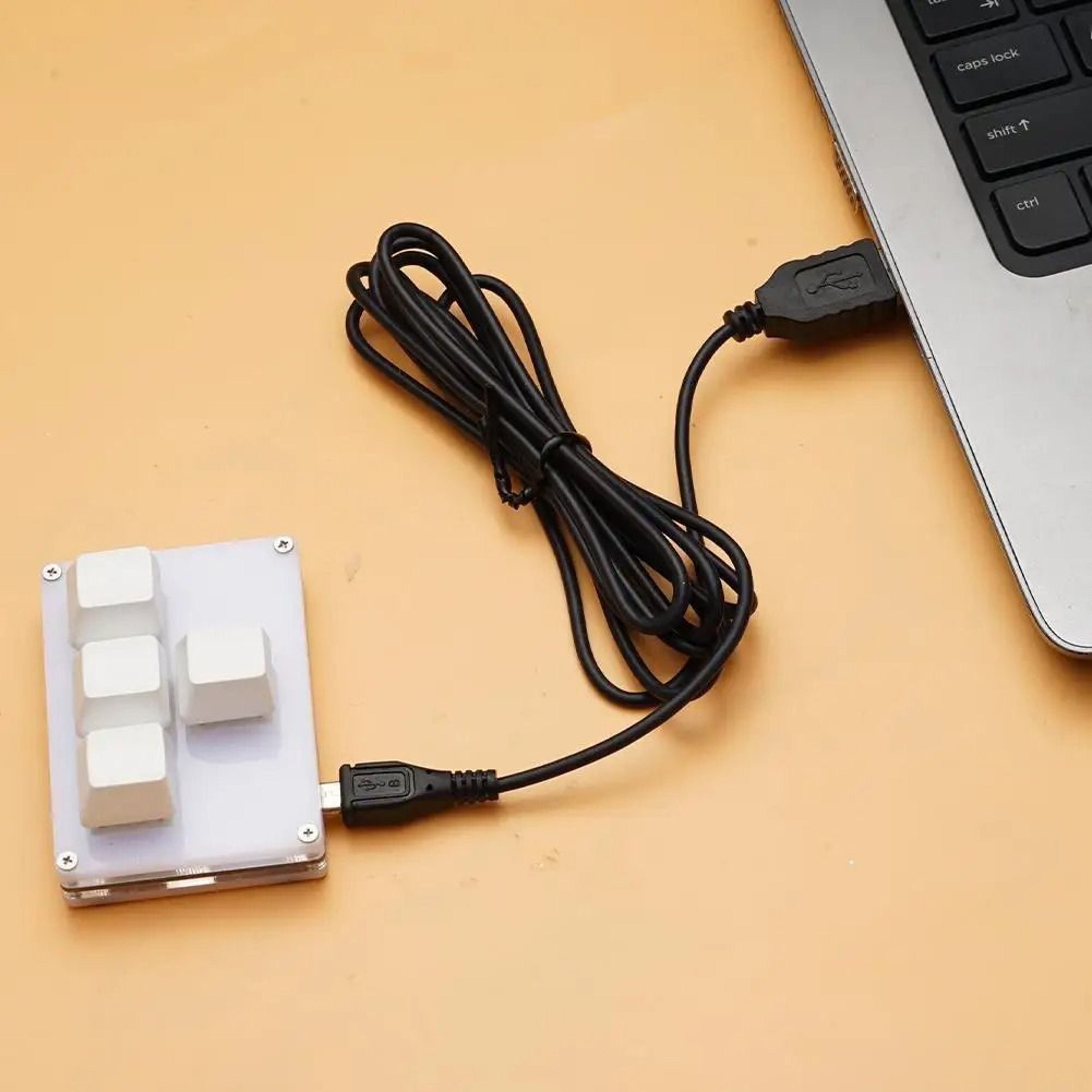 Custom 4Key Programmable Mechanical Keypad  USB Shortcut  Macro Pad 2