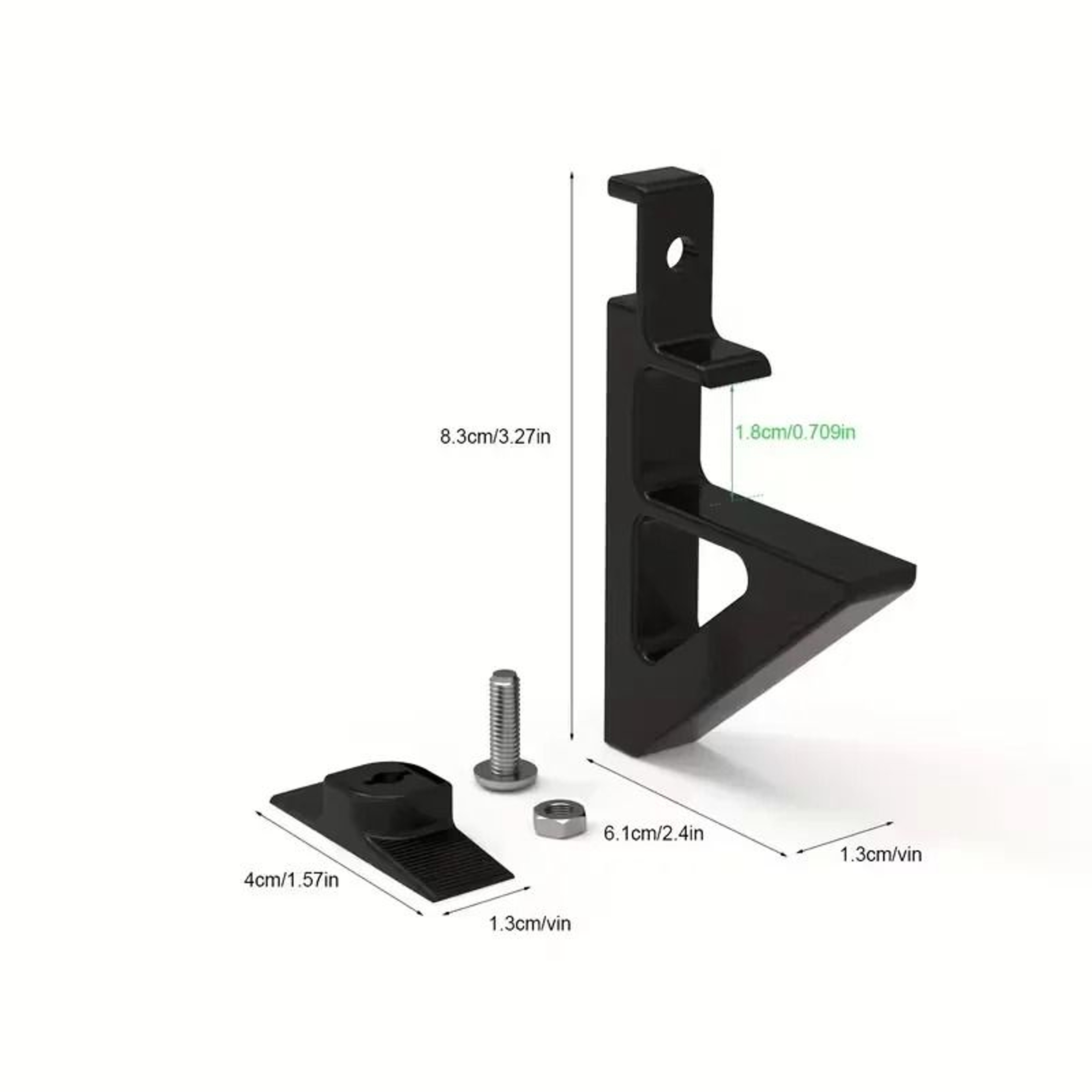 MultiPurpose Acoustic Panel Floating Shelves  NoDrill Display Brackets 4 Pcs 5