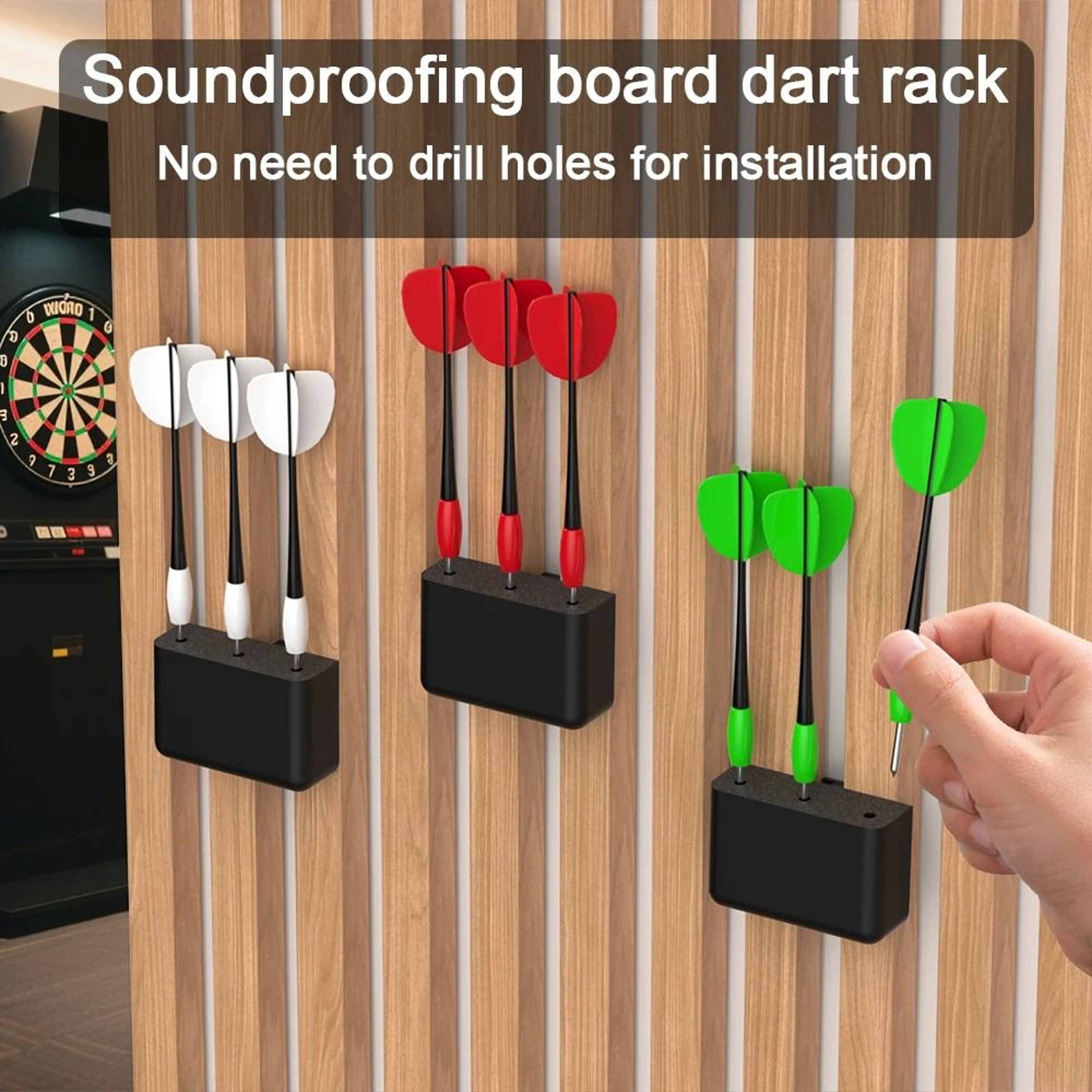 Acoustic Panel Dartboard Support  Professional Studio  Office Accessory 2