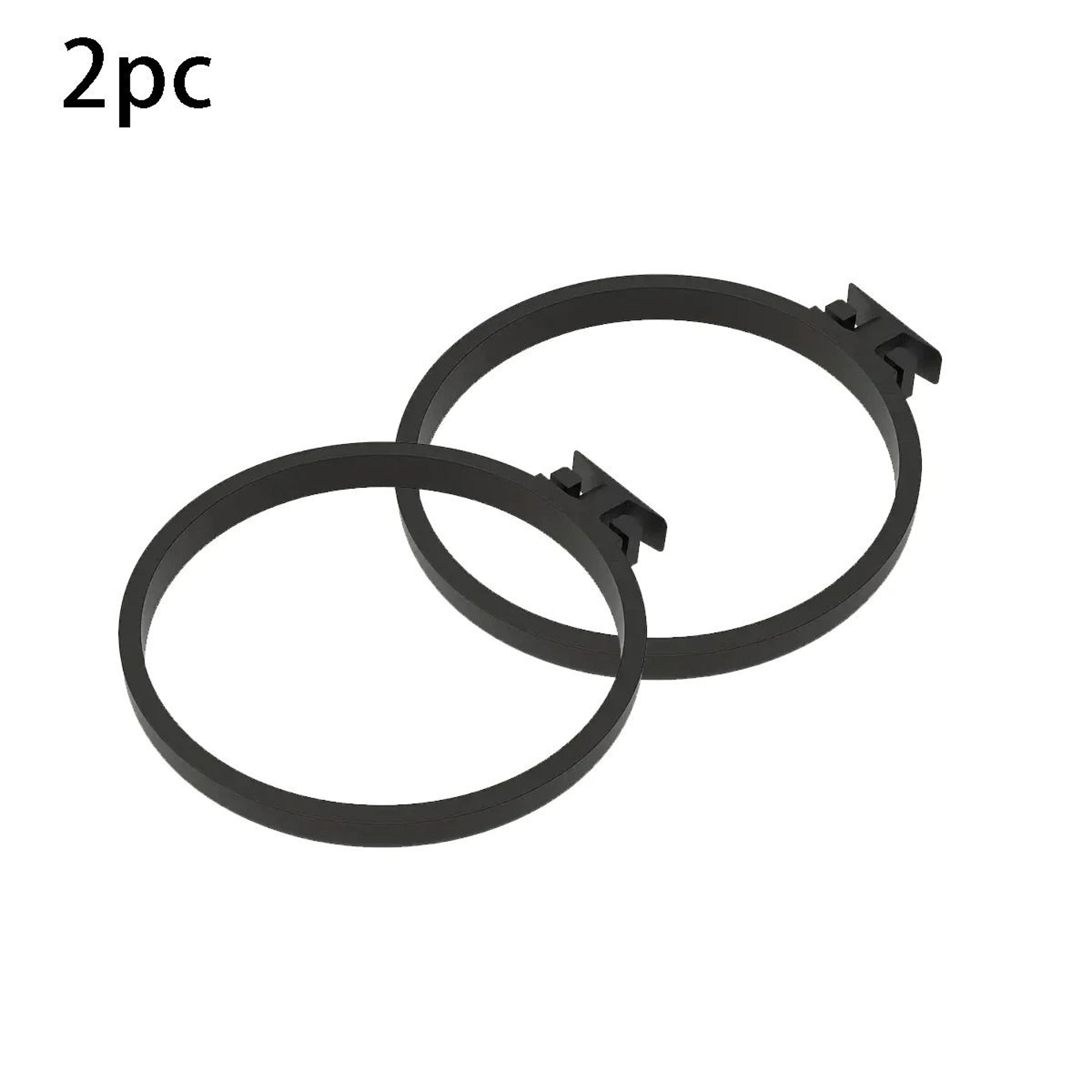 Acoustic Panel Zen Plant Rings  RustProof Floating Greenery Mounts 2 Pcs Set 7