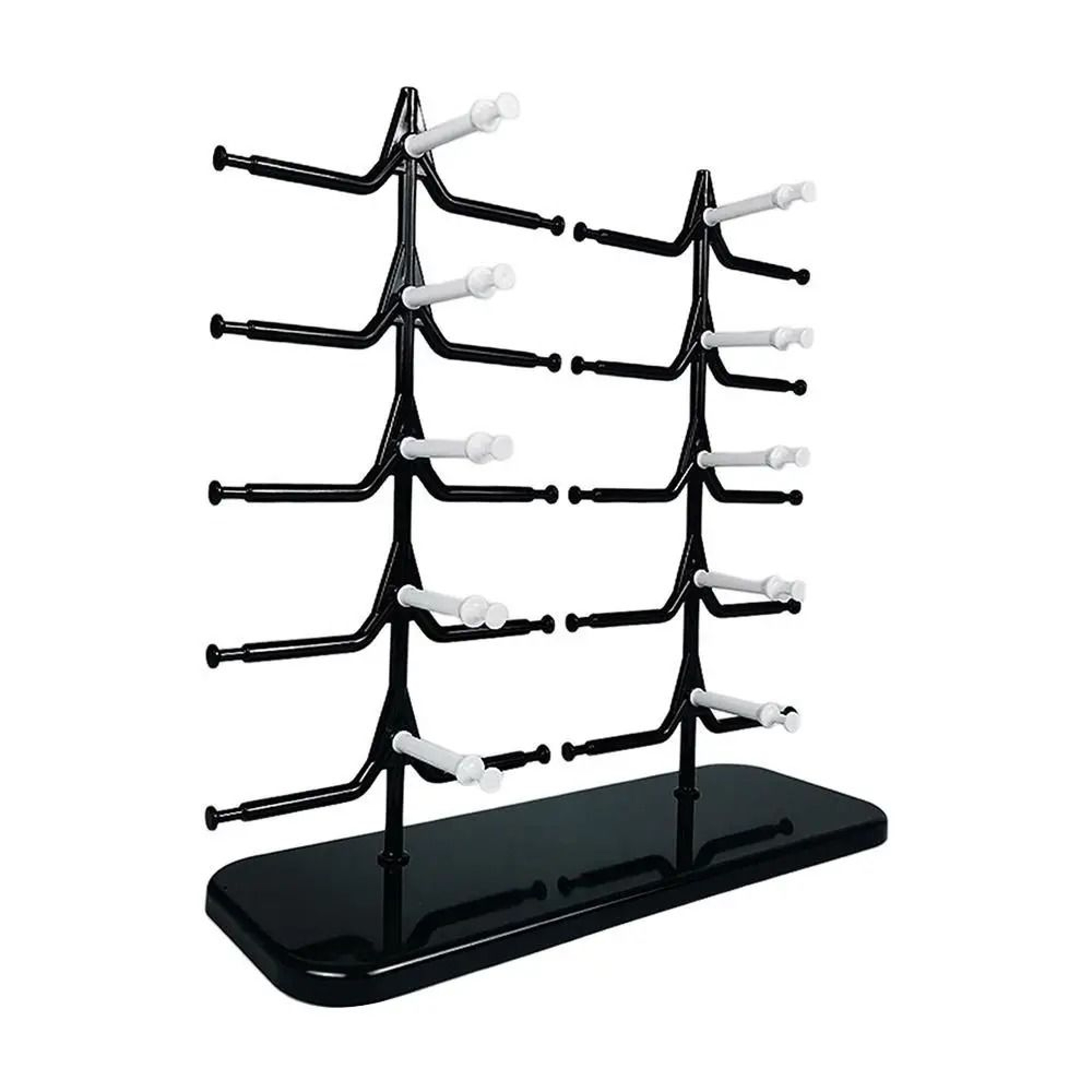 PrecisionView MultiTier Eyewear Organizer  SpaceSaving Sunglasses Rack 9