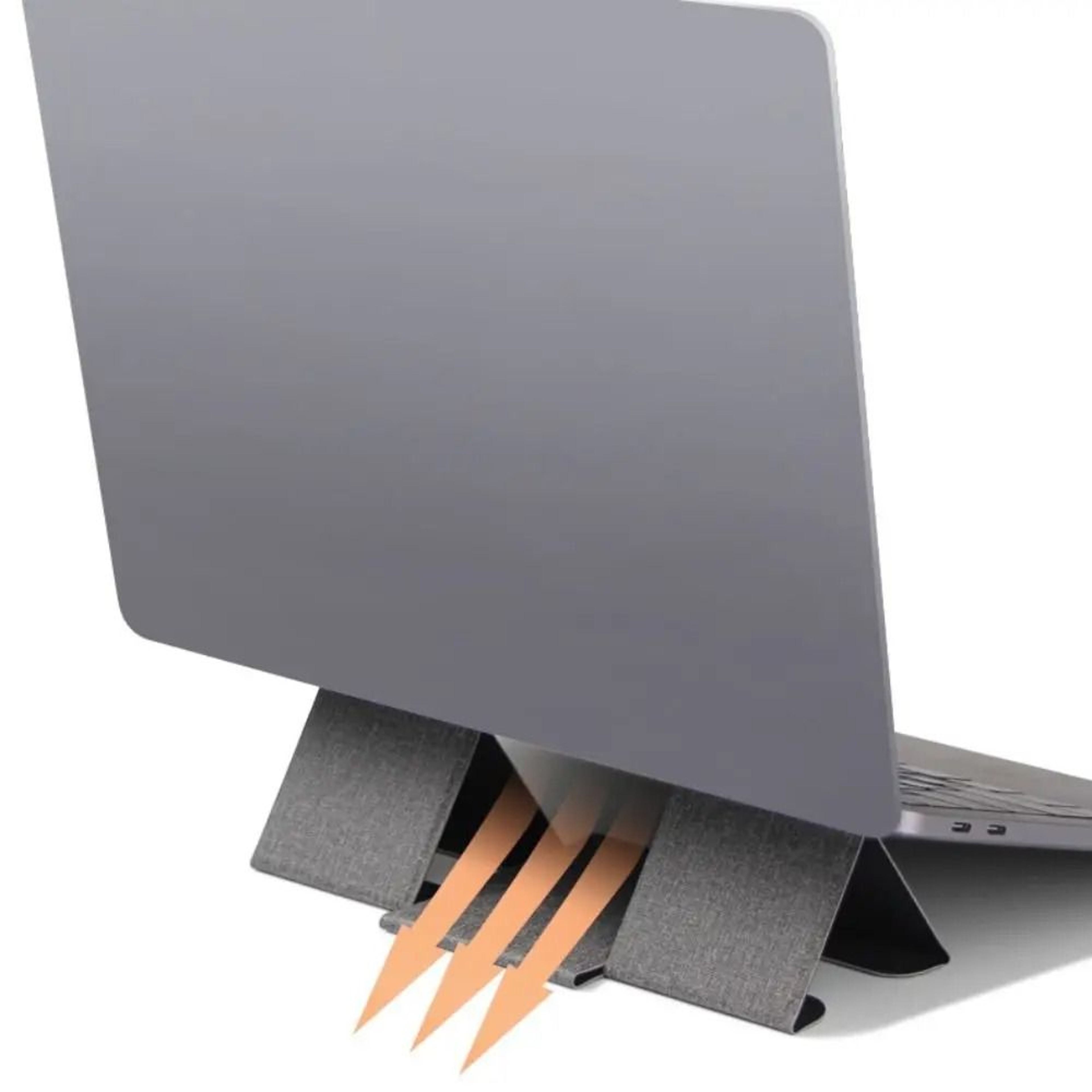 UltraSlim Laptop Stand  Premium PU Leather Ergonomic Support 3