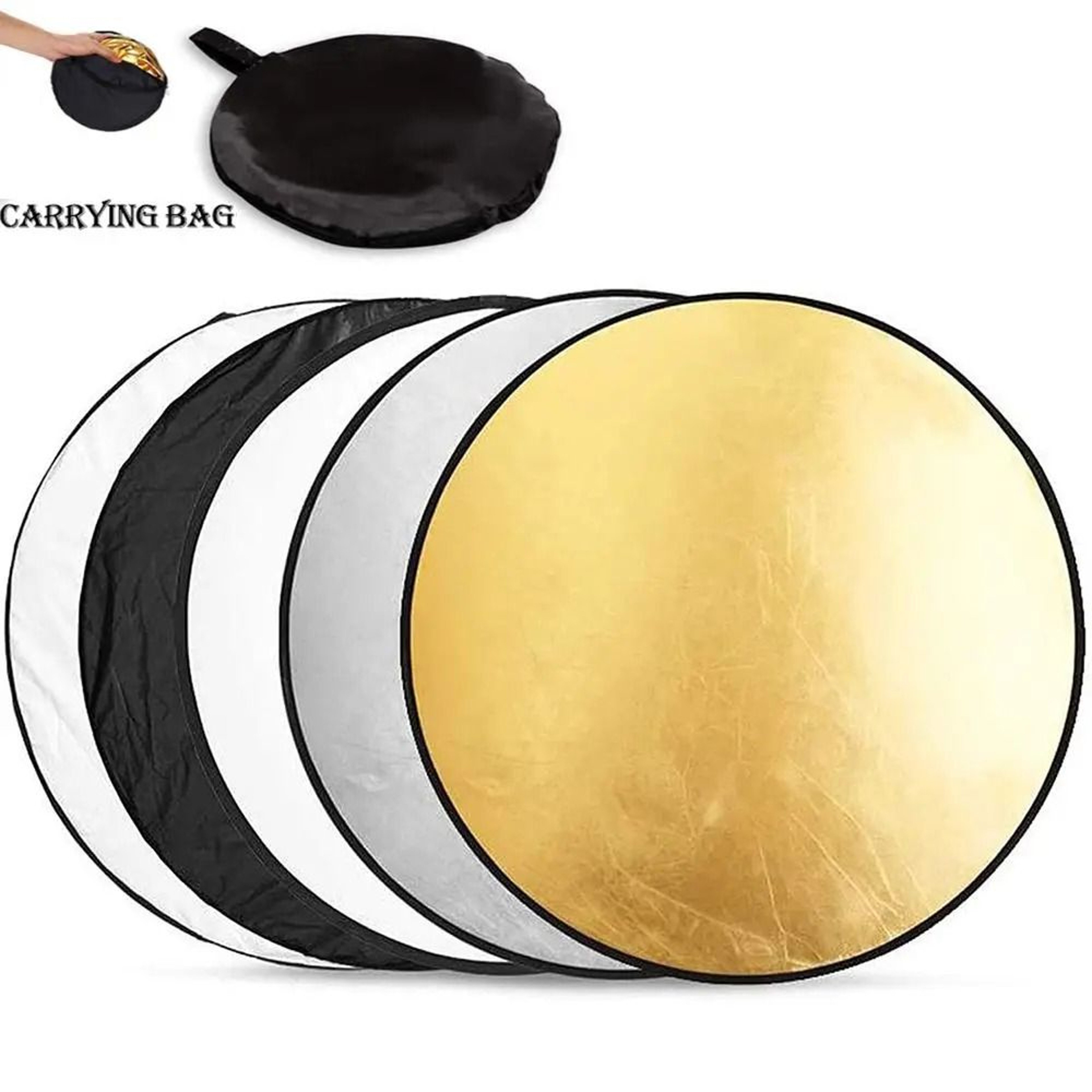 5in1 Photography Reflector  Collapsible Light Diffusion Hub  HighYield Optical Interaction Hub 0