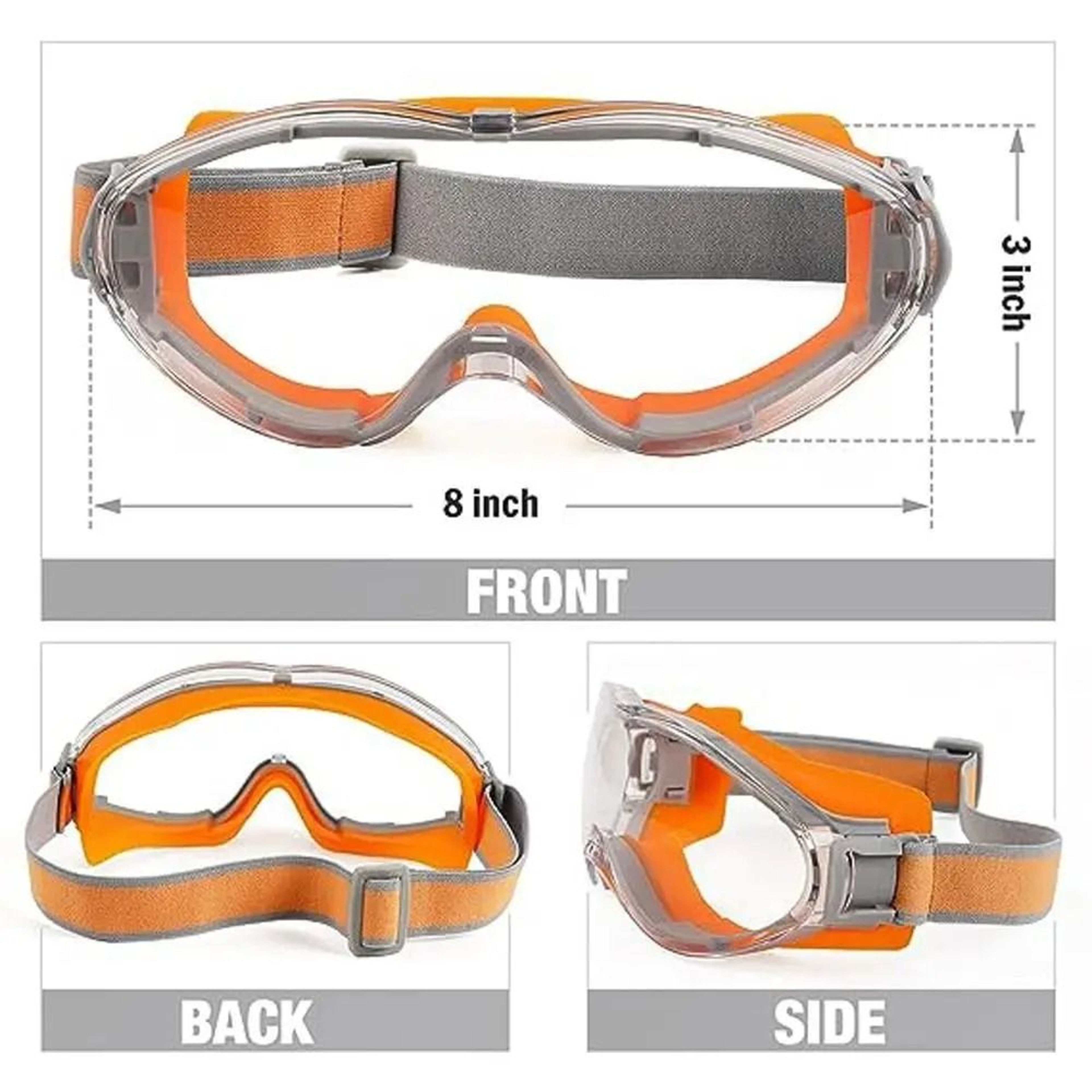 IndustrialGrade Safety Goggles  AntiFog Precision Lens  HighYield Optical Protection Hub 5