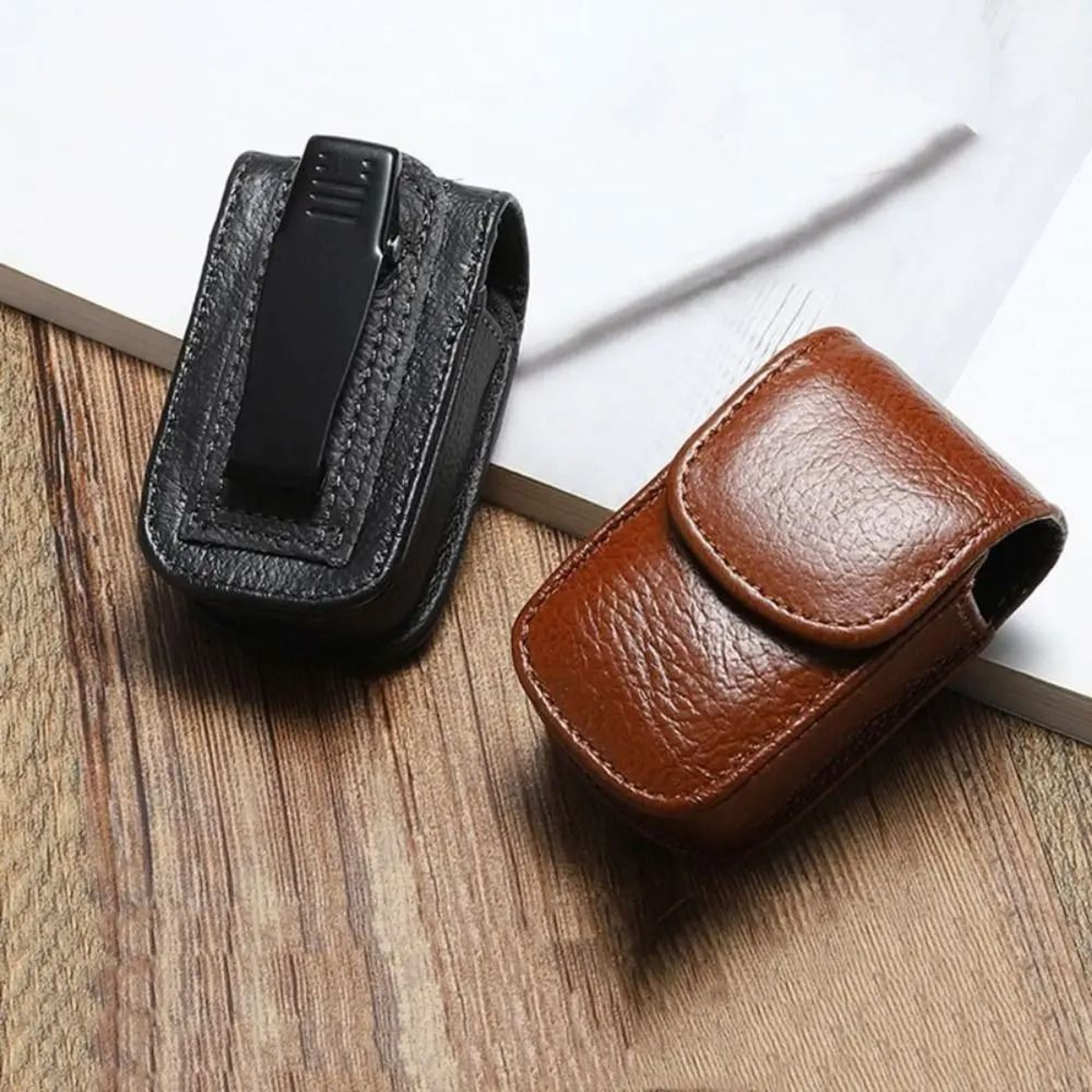 Wearable PU Glasses Case  BeltLoop Portable Storage Box  HighYield Optical Protection Hub 3