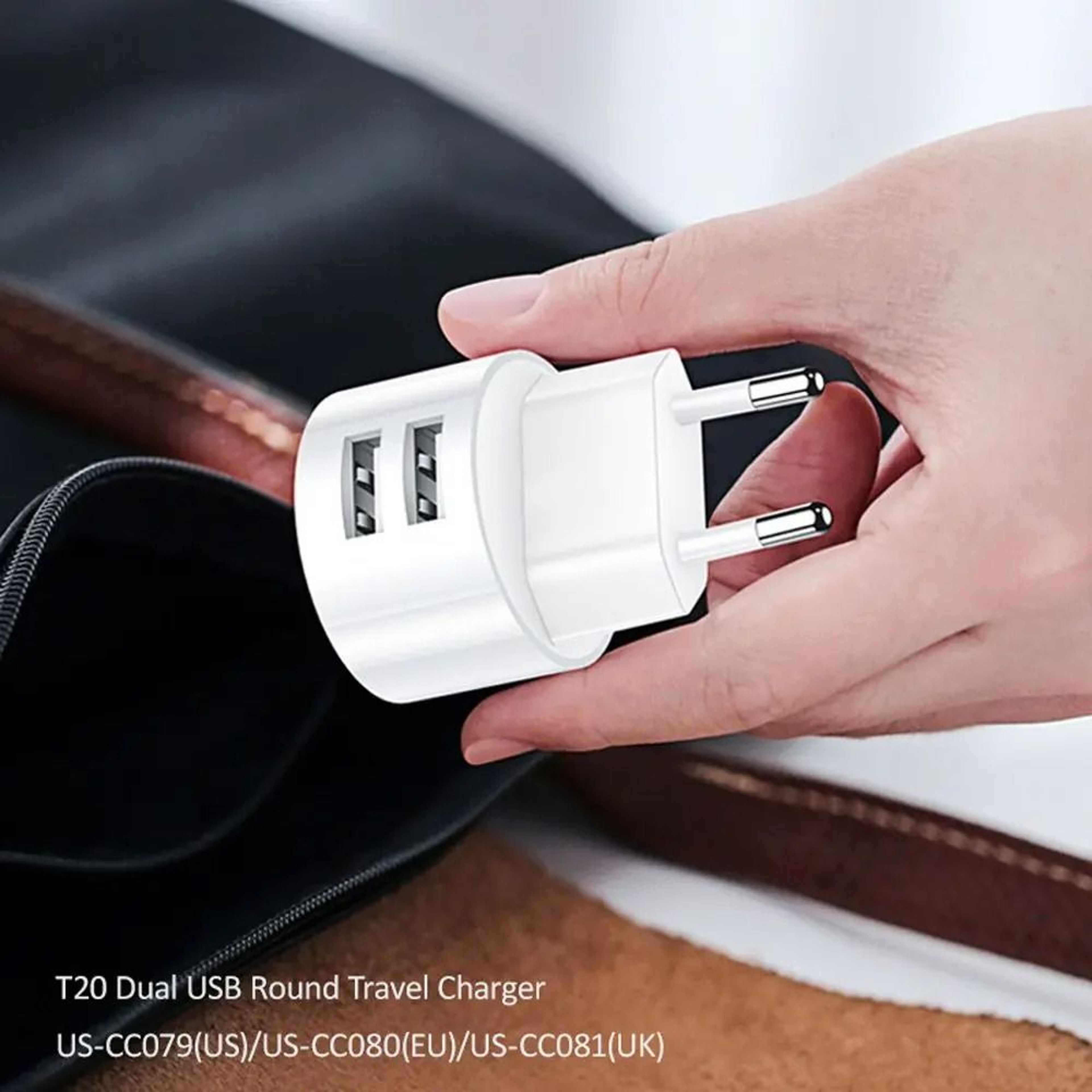 Mini 21A Quick Charge Wall Charger  Dual USB Travel Adapter  HighYield Mobile Power Interaction Hub 1