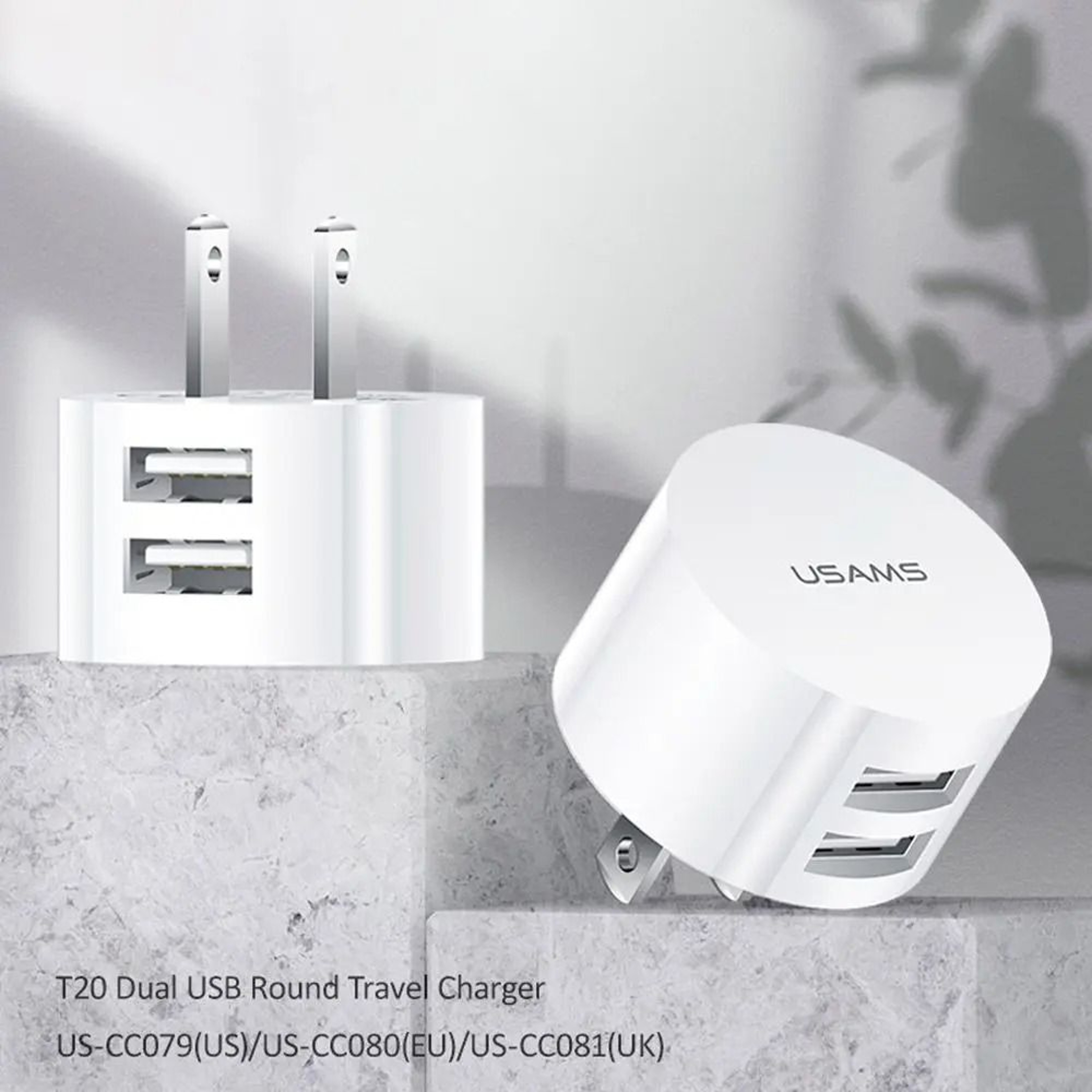 Mini 21A Quick Charge Wall Charger  Dual USB Travel Adapter  HighYield Mobile Power Interaction Hub 3