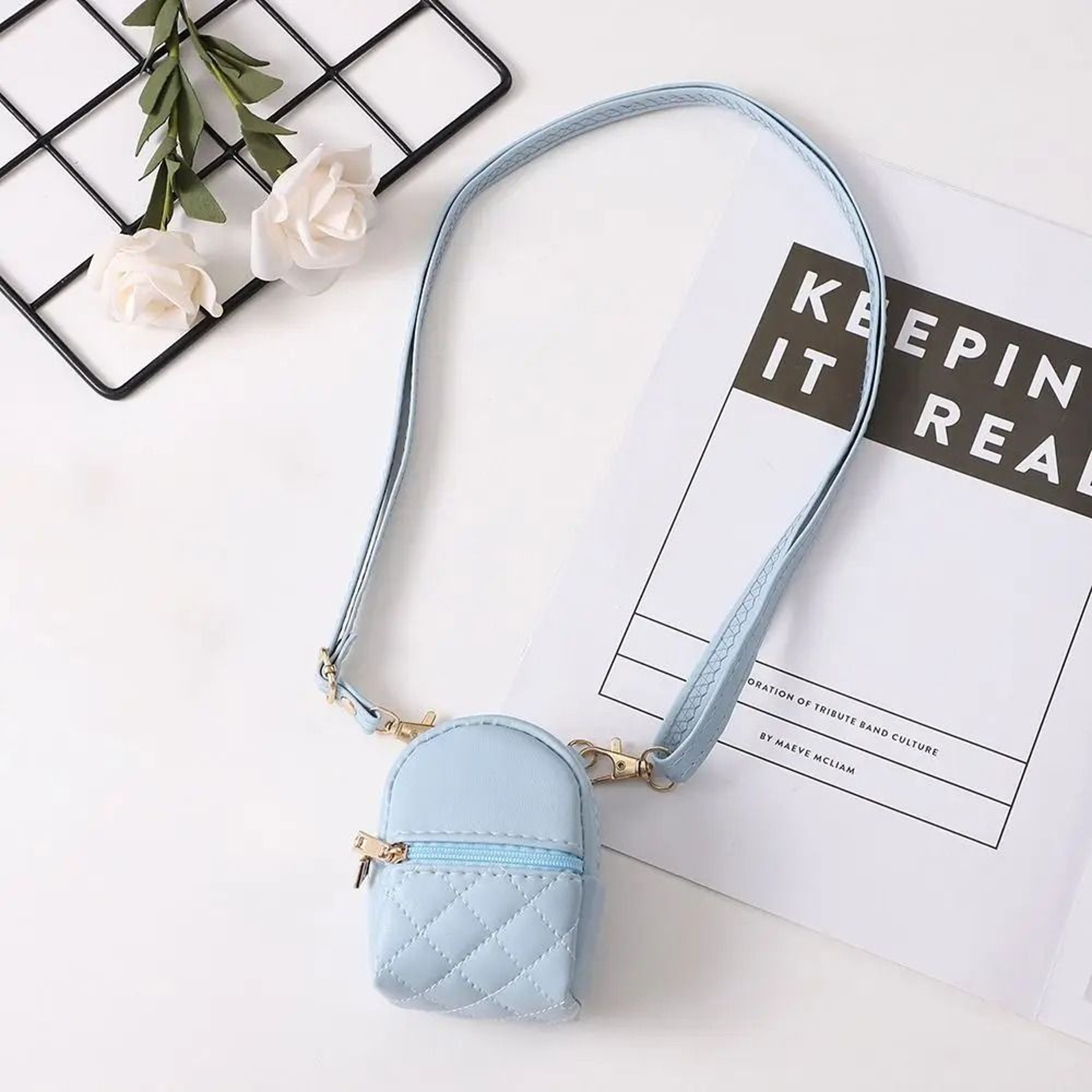 Portable PU Leather Coin Purse  Mini Crossbody Makeup Bag  HighYield Accessory Interaction Hub 8