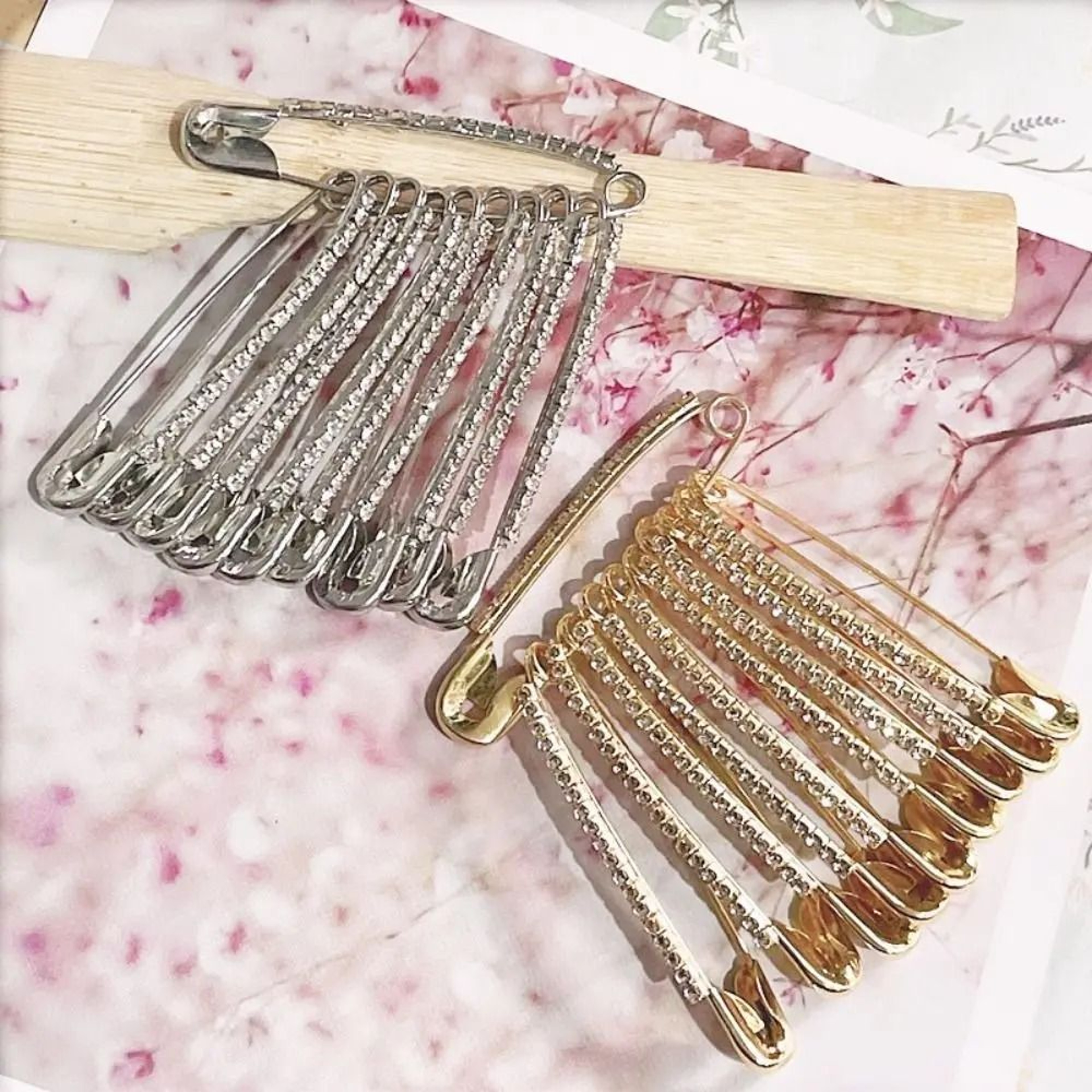 Rhinestone Safety Pin Brooches  Sweater  Shawl Hardware Clips  HighYield Sartorial Interaction Hub 3