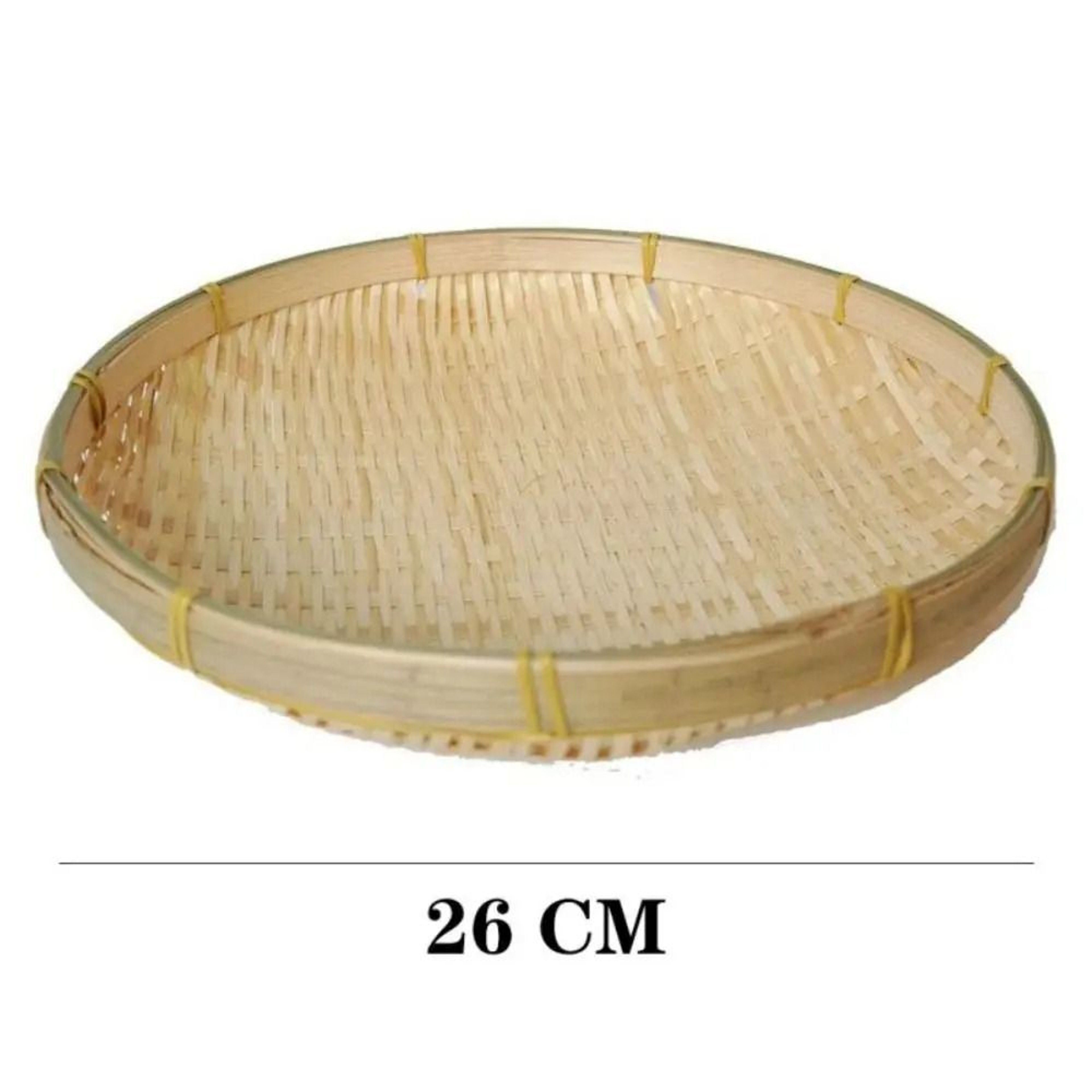 Woven Bamboo Tray Basket  Handmade Wicker Bread Server  HighYield Culinary Interaction Hub 9