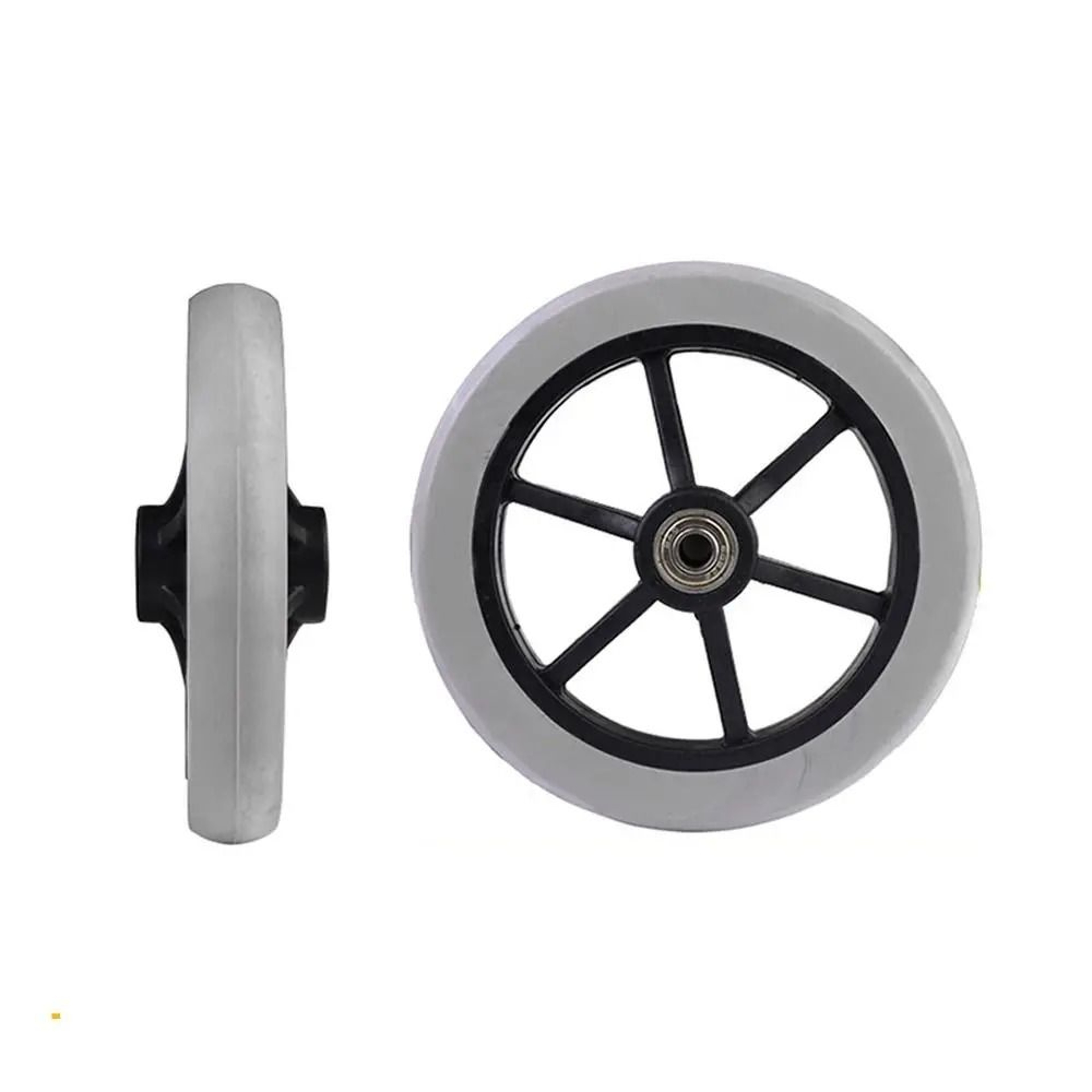Wheelchair Front Castor Wheels  HeavyDuty Solid Tire Replacement  HighYield Logistical Interaction  9
