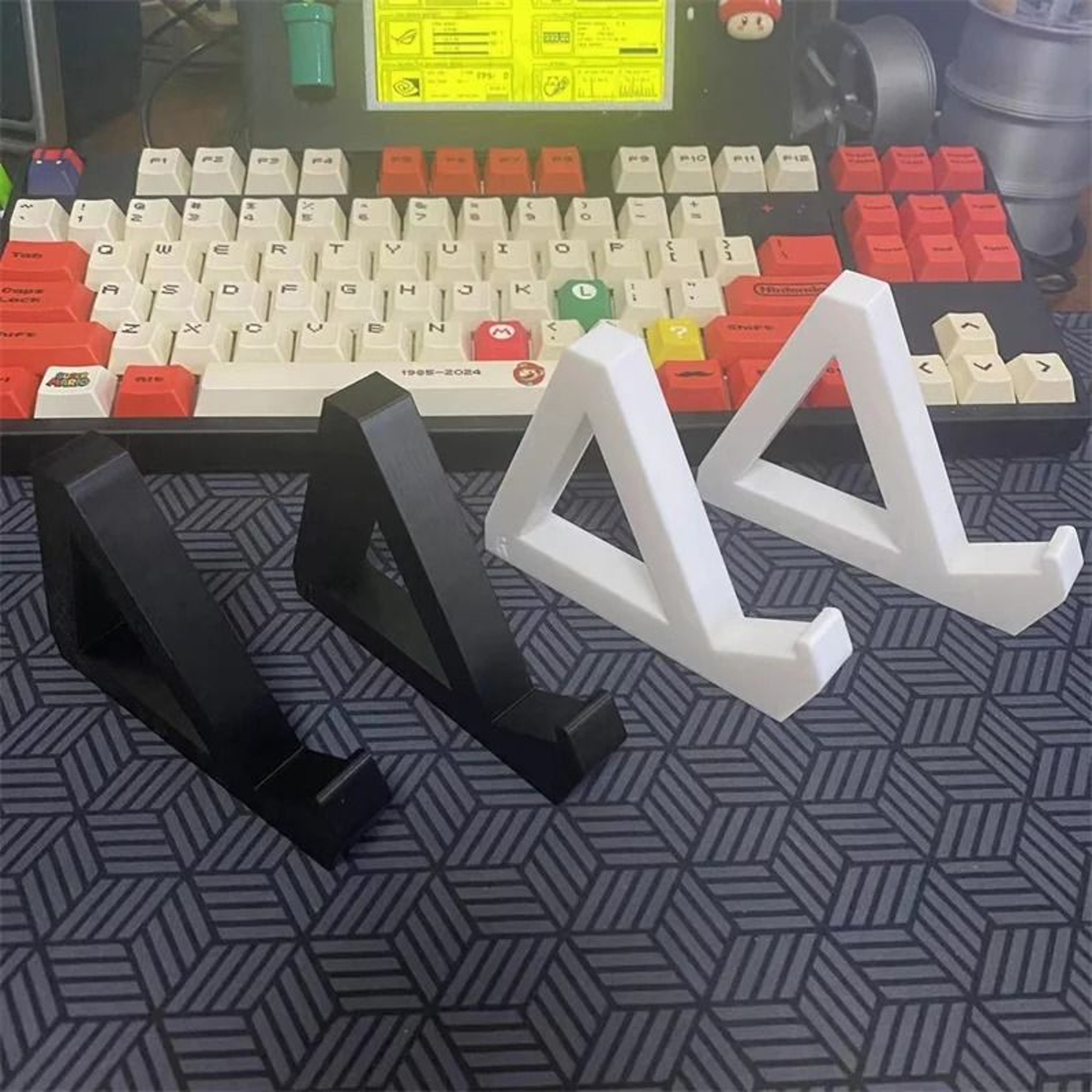 Mechanical Keyboard Storage Rack  3D Printed Display Bracket  HighYield Desktop Interaction Hub 4