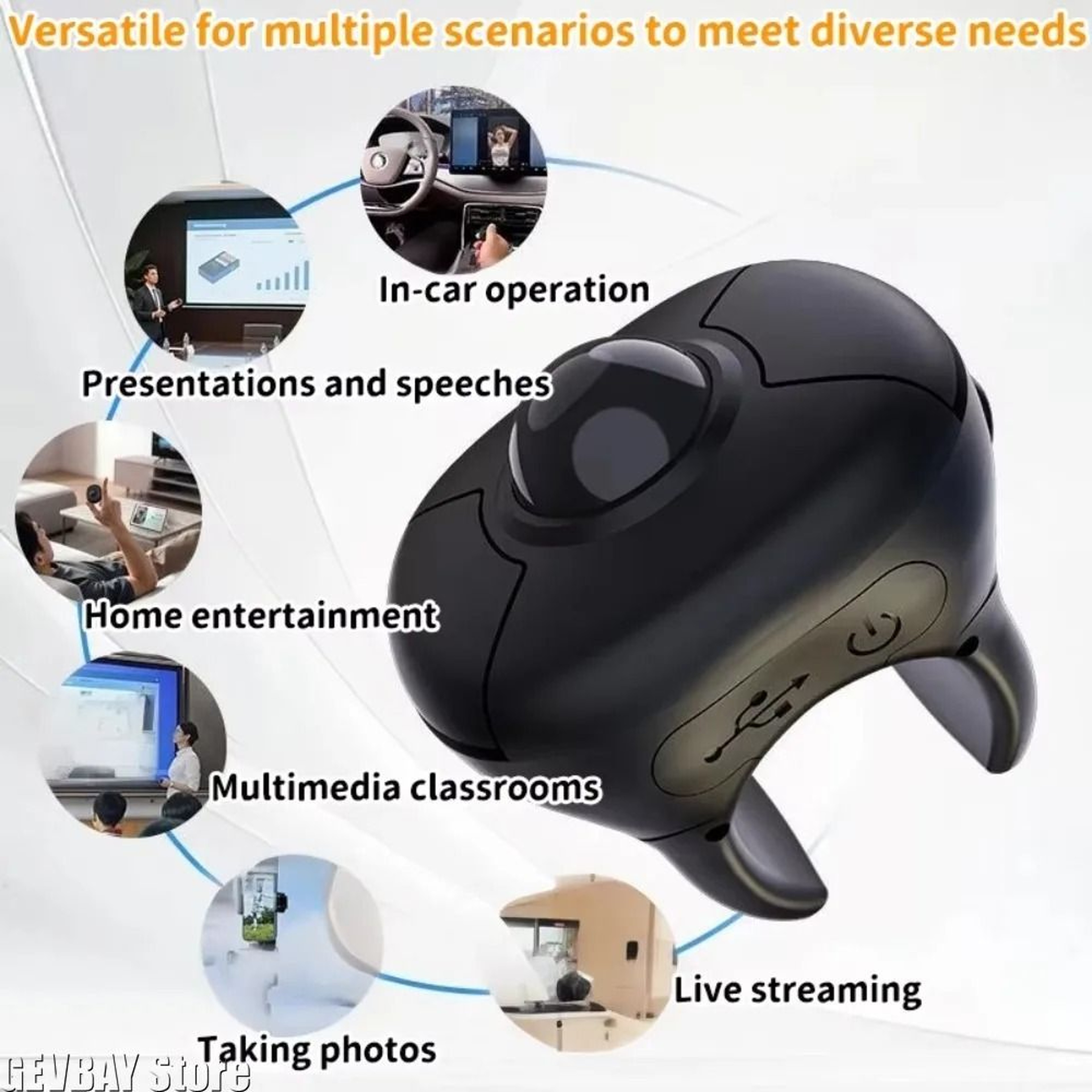 Trackball Finger Ring Mouse  24G  Bluetooth DualMode Remote  HighYield Wearable Interaction Hub 1