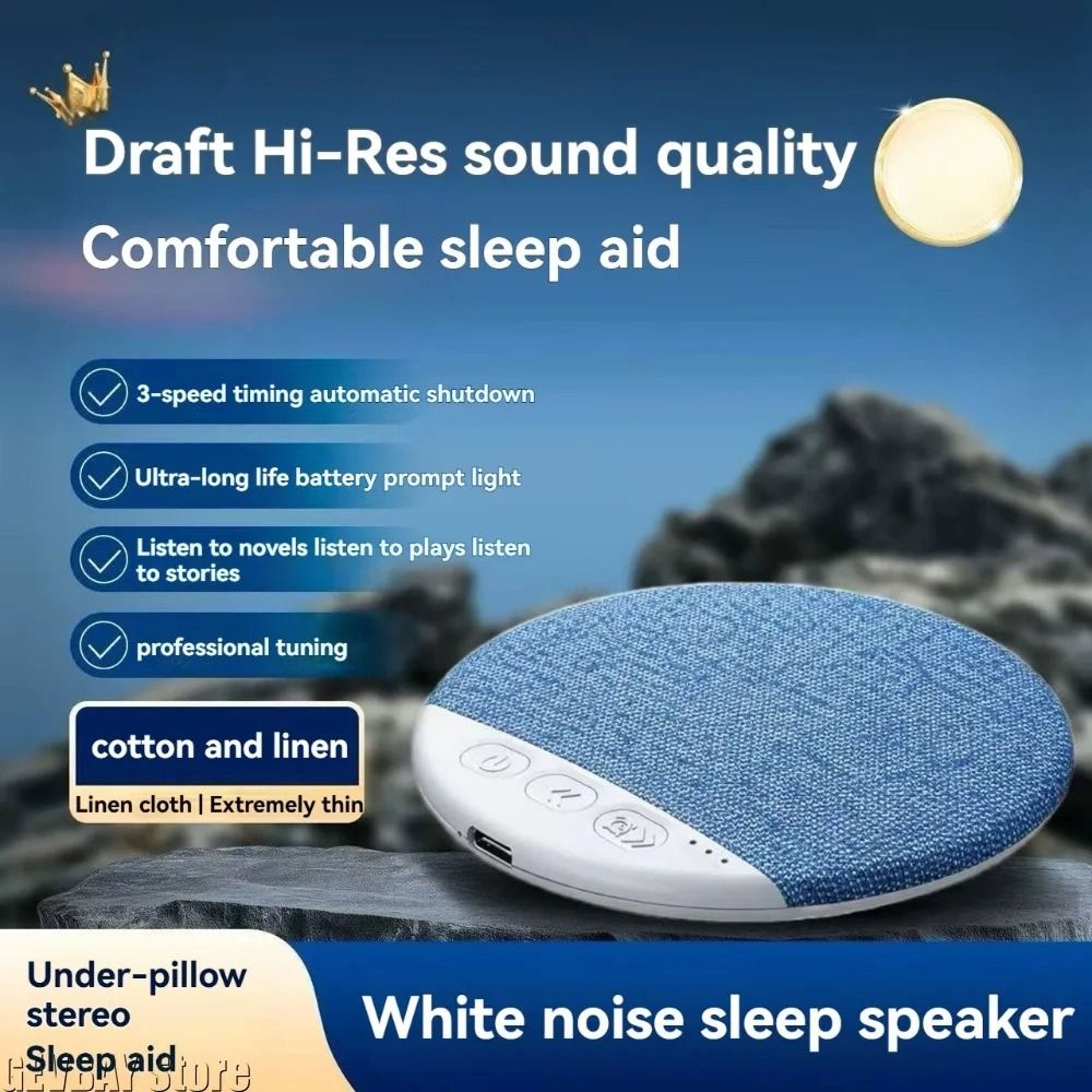X3pro Precision Pillow Speaker  Bluetooth 54 Sleep Interface  HighYield Somatic Interaction Hub 2