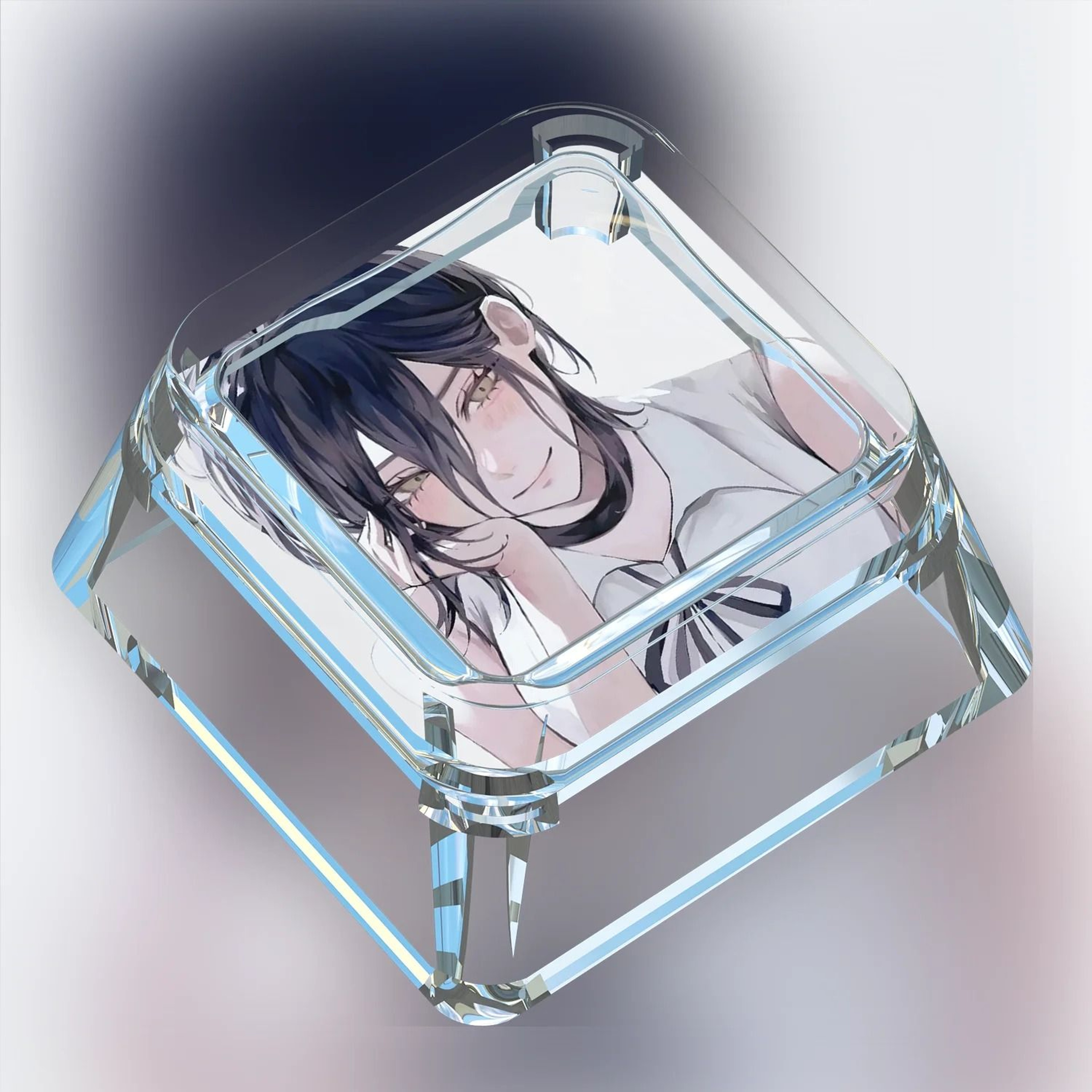 Chainsaw Reze Artisan Keycap  Drip Glue CrossAxis Series  HighYield Peripheral Interaction Hub 6
