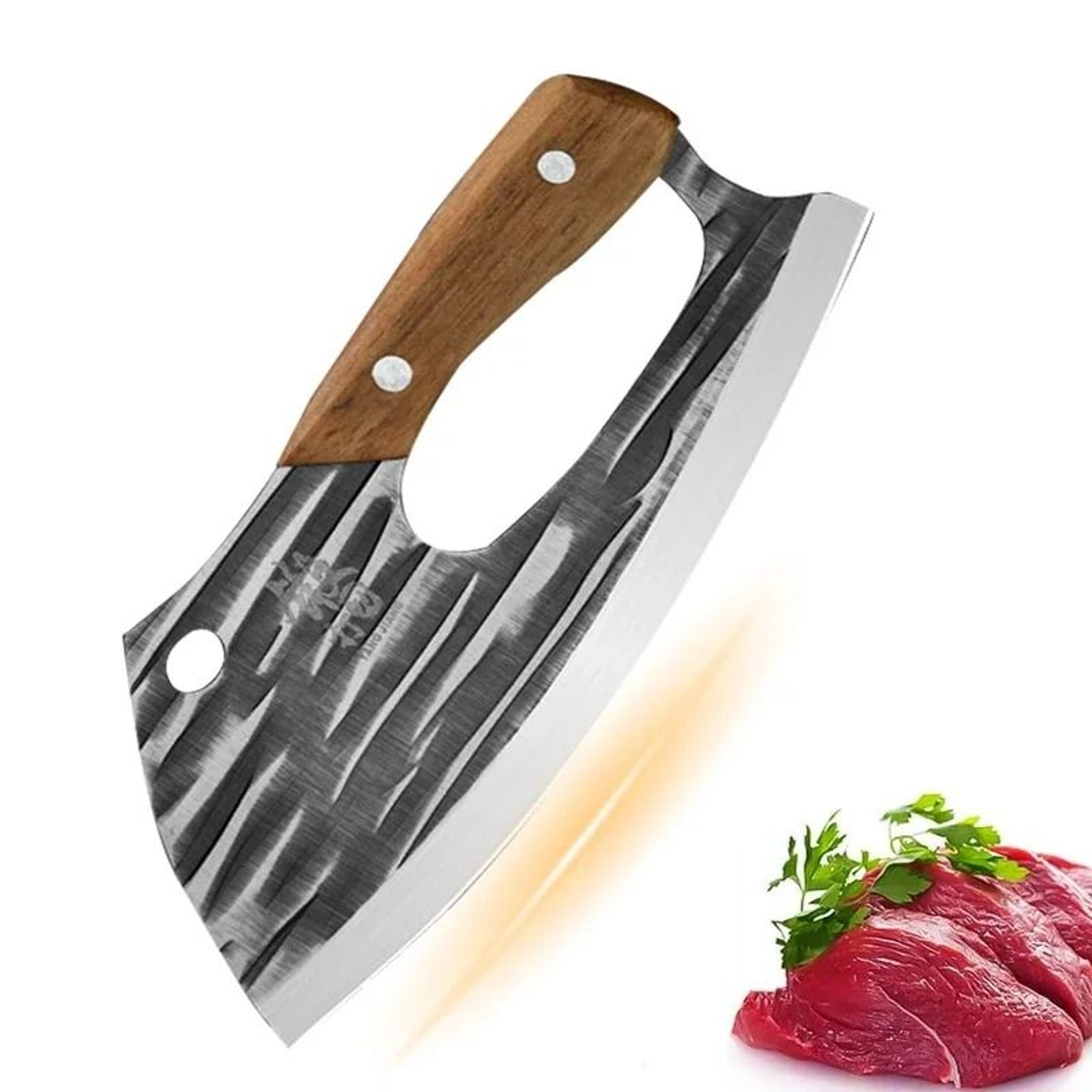 Handmade Forged HighCarbon Kitchen Chef Knife 4