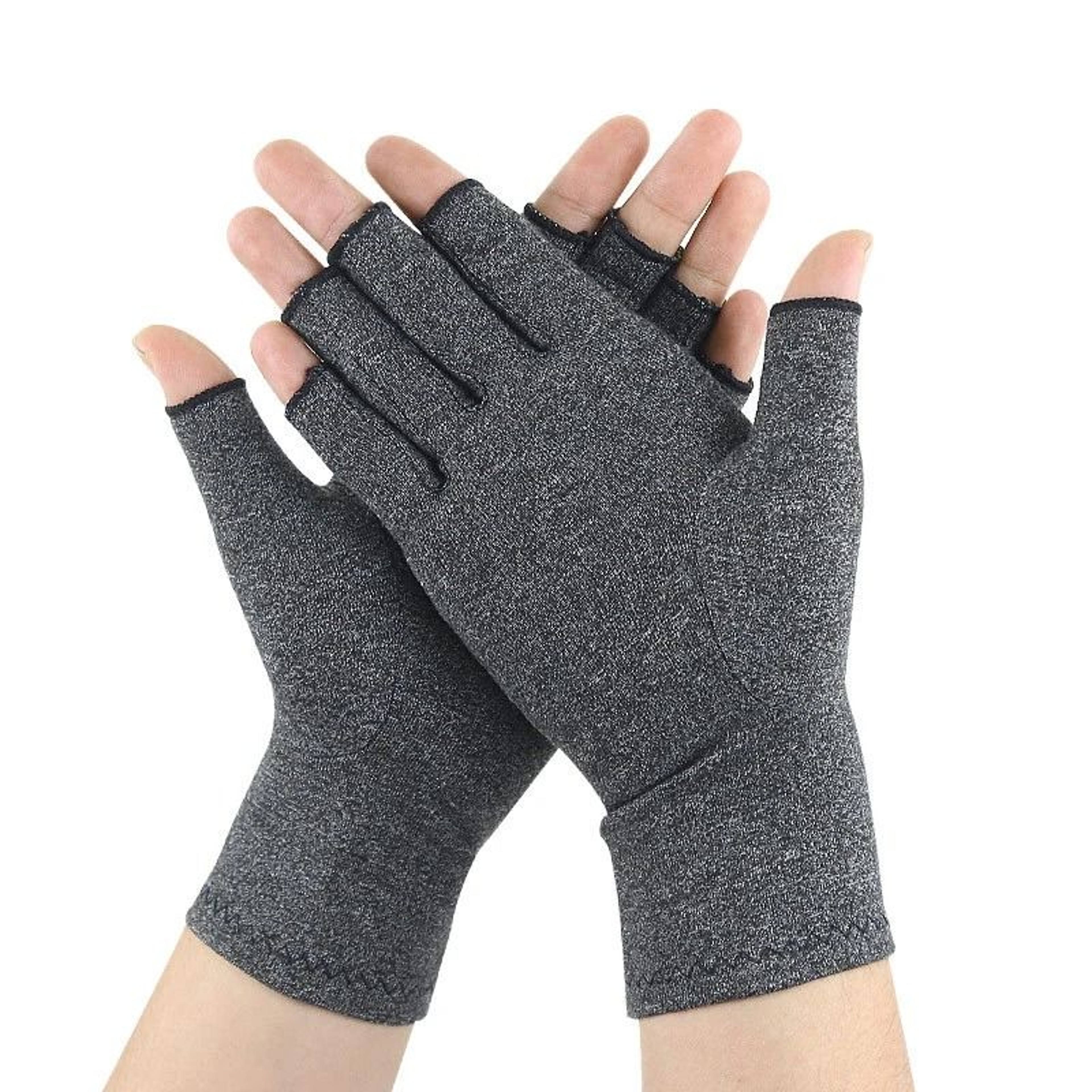 Therapeutic Fingerless Compression Gloves 7